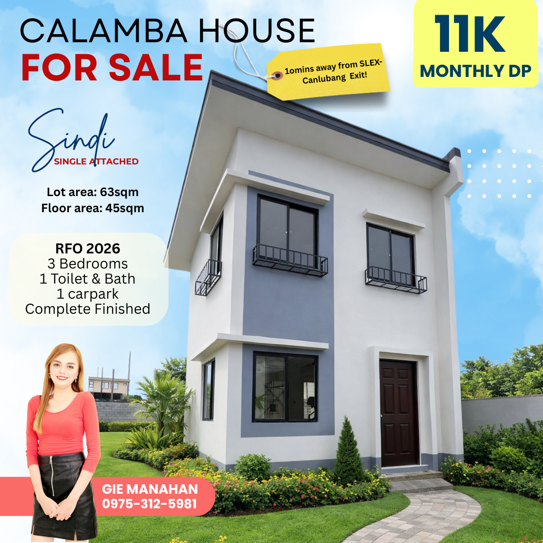 Estonia Calamba by Gie Manahan Facebook ad: SINGLE ATTACHED