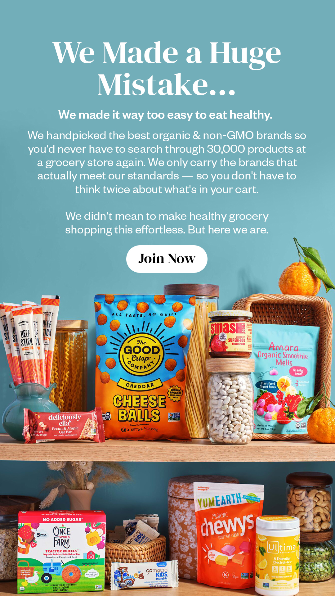 Thrive Market Facebook ad