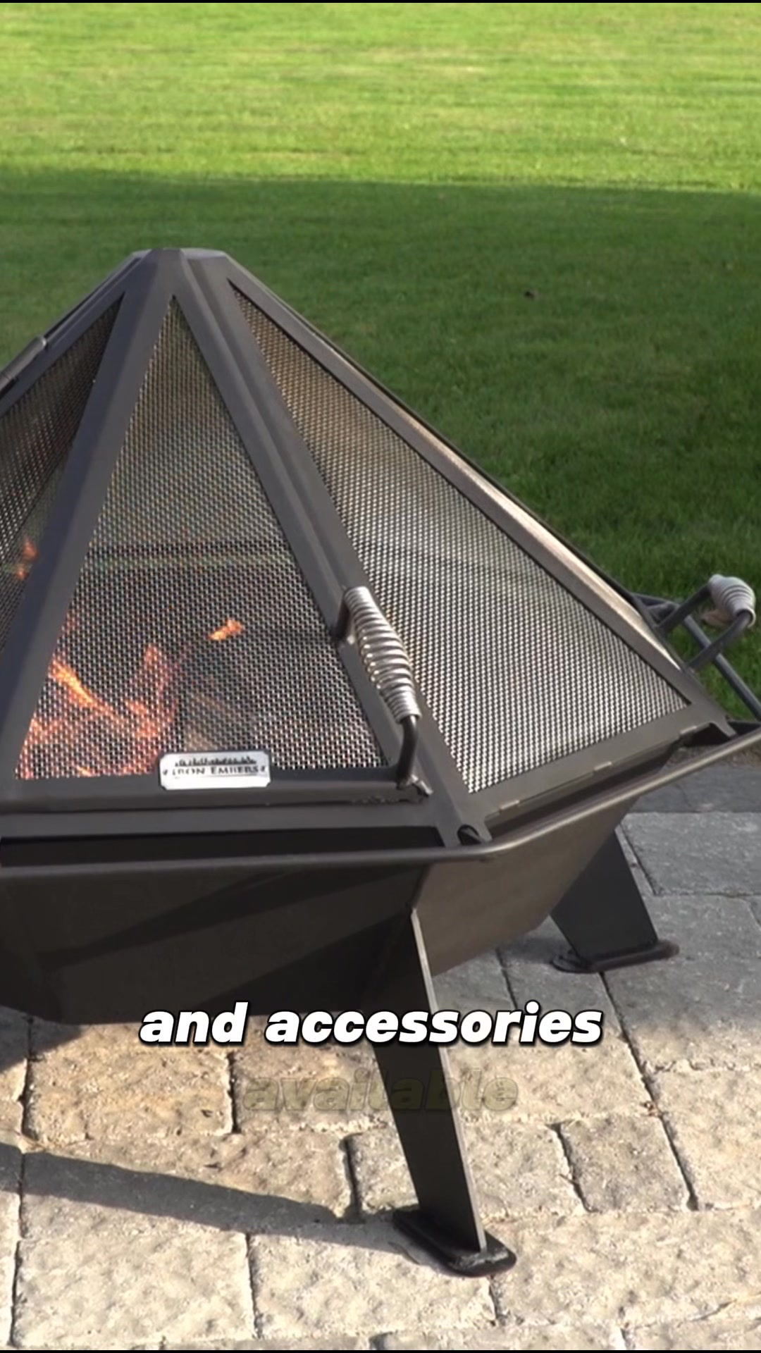 Iron Embers Facebook ad: Cozy Fire Pits for Any Occasion