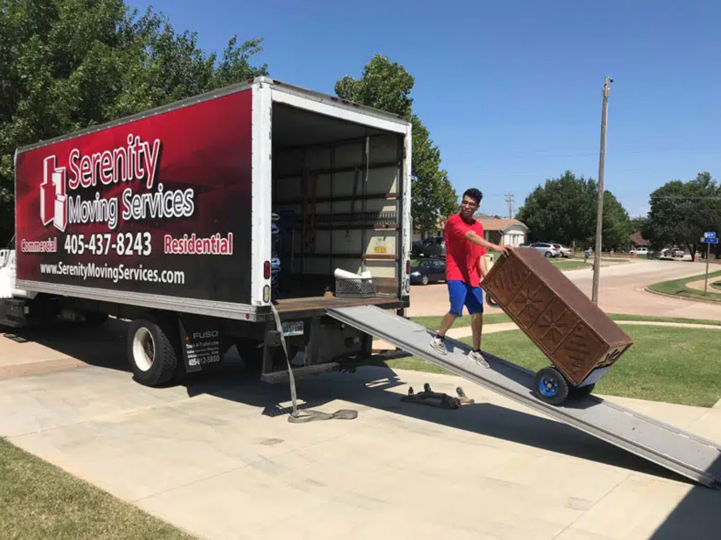 Serenity Moving Services Facebook ad