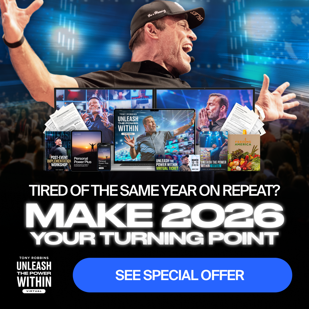 Tony Robbins Facebook ad