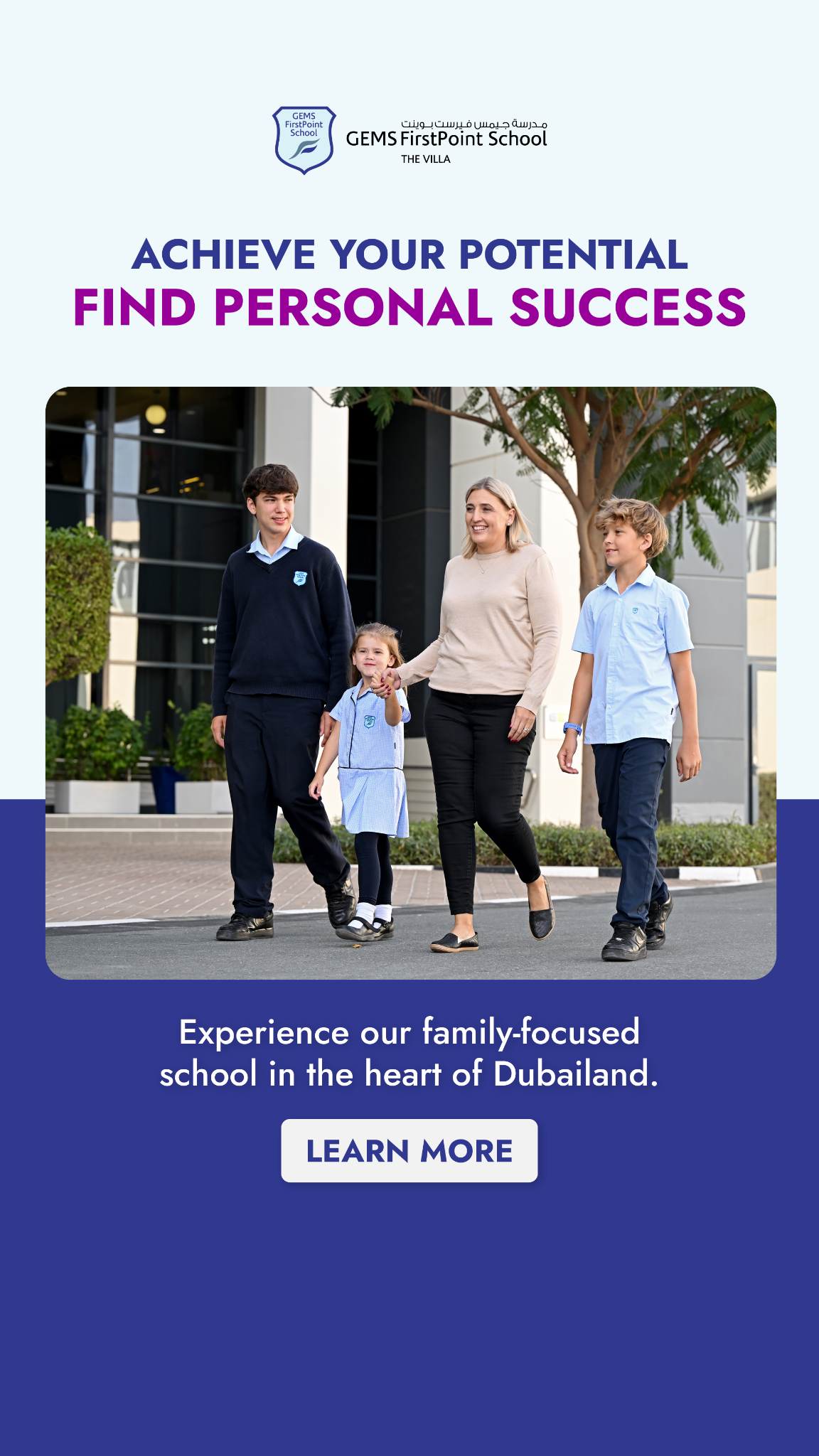 GEMS FirstPoint School - The Villa Facebook ad from Apr 20, 2026