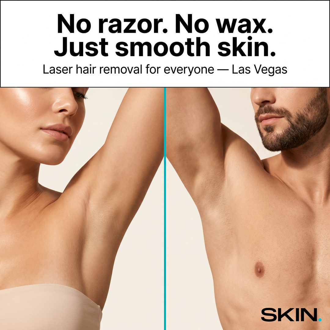 SKIN Las Vegas Med Spa Facebook ad from May 15, 2026