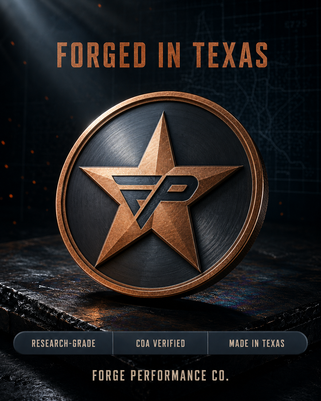 Forge Performance Company Facebook ad: Third-Party COA · Built in Texas