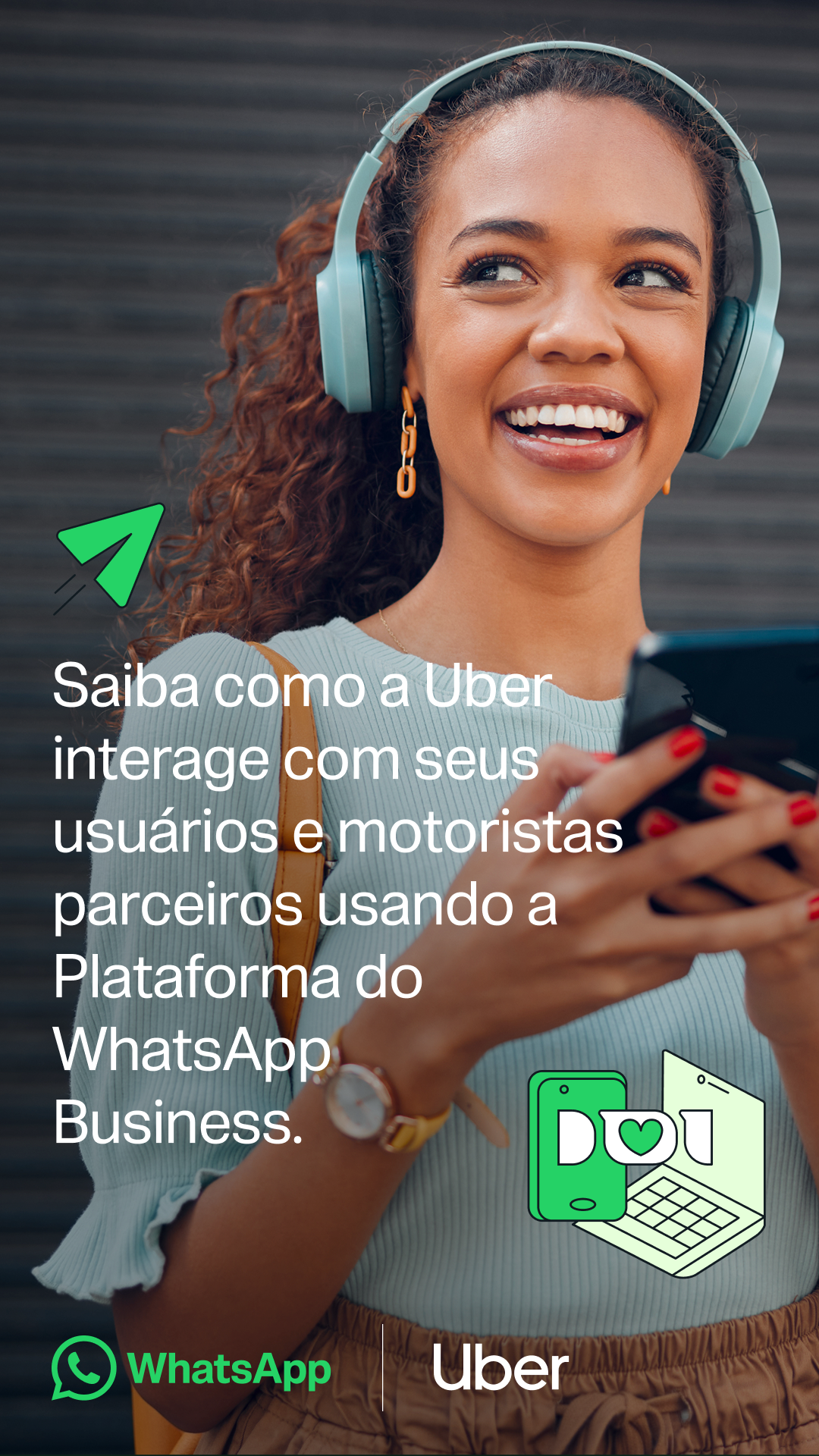 WhatsApp for Business Facebook ad: Como usam o WhatsApp