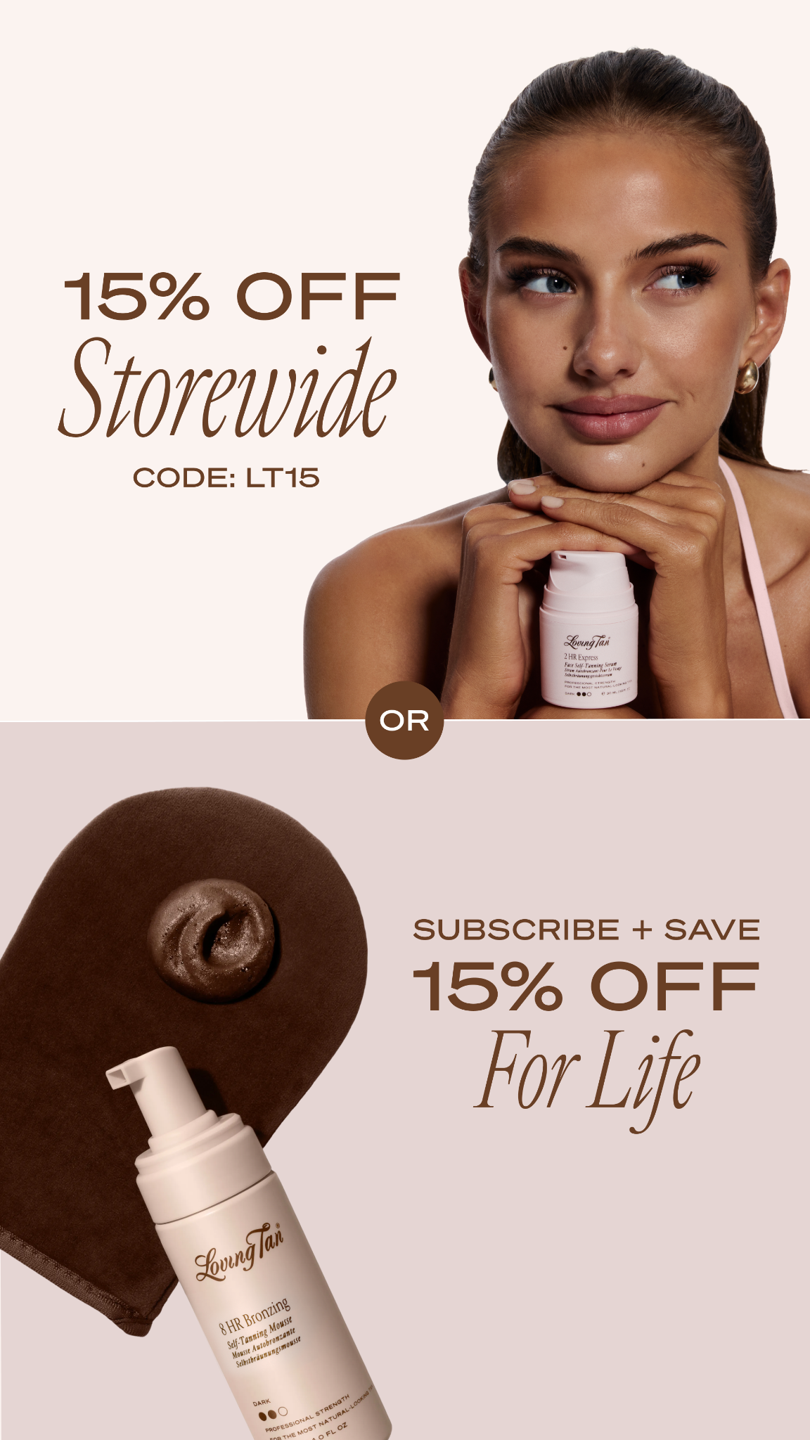Loving Tan Facebook ad
