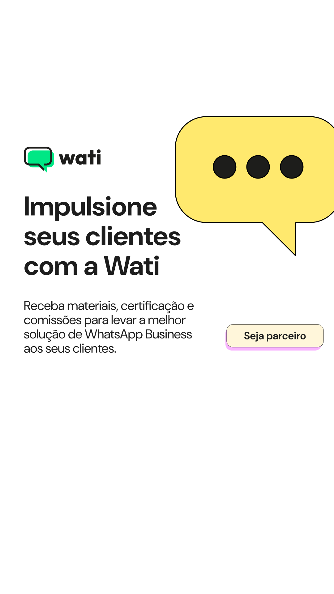 Wati Brasil Facebook ad