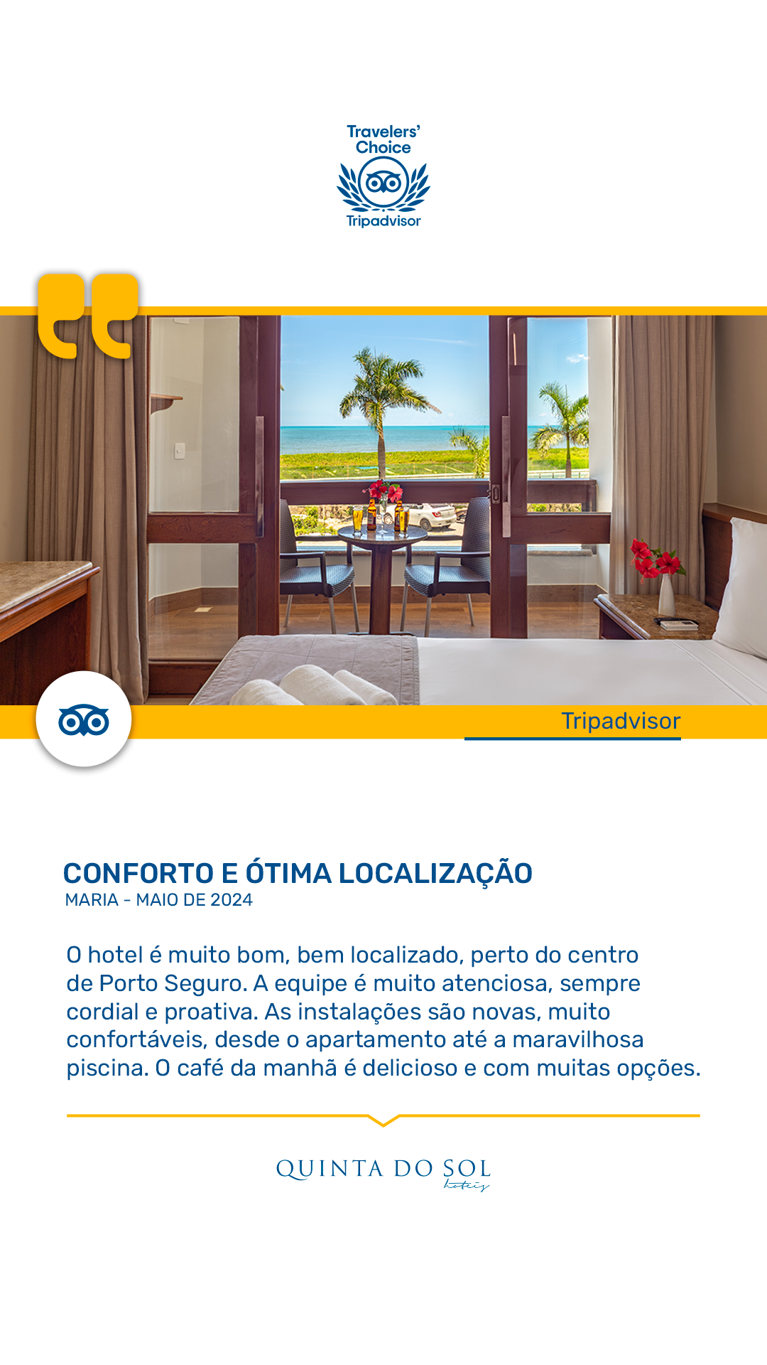 Quinta do Sol Praia Hotel Facebook ad from May 17, 2024