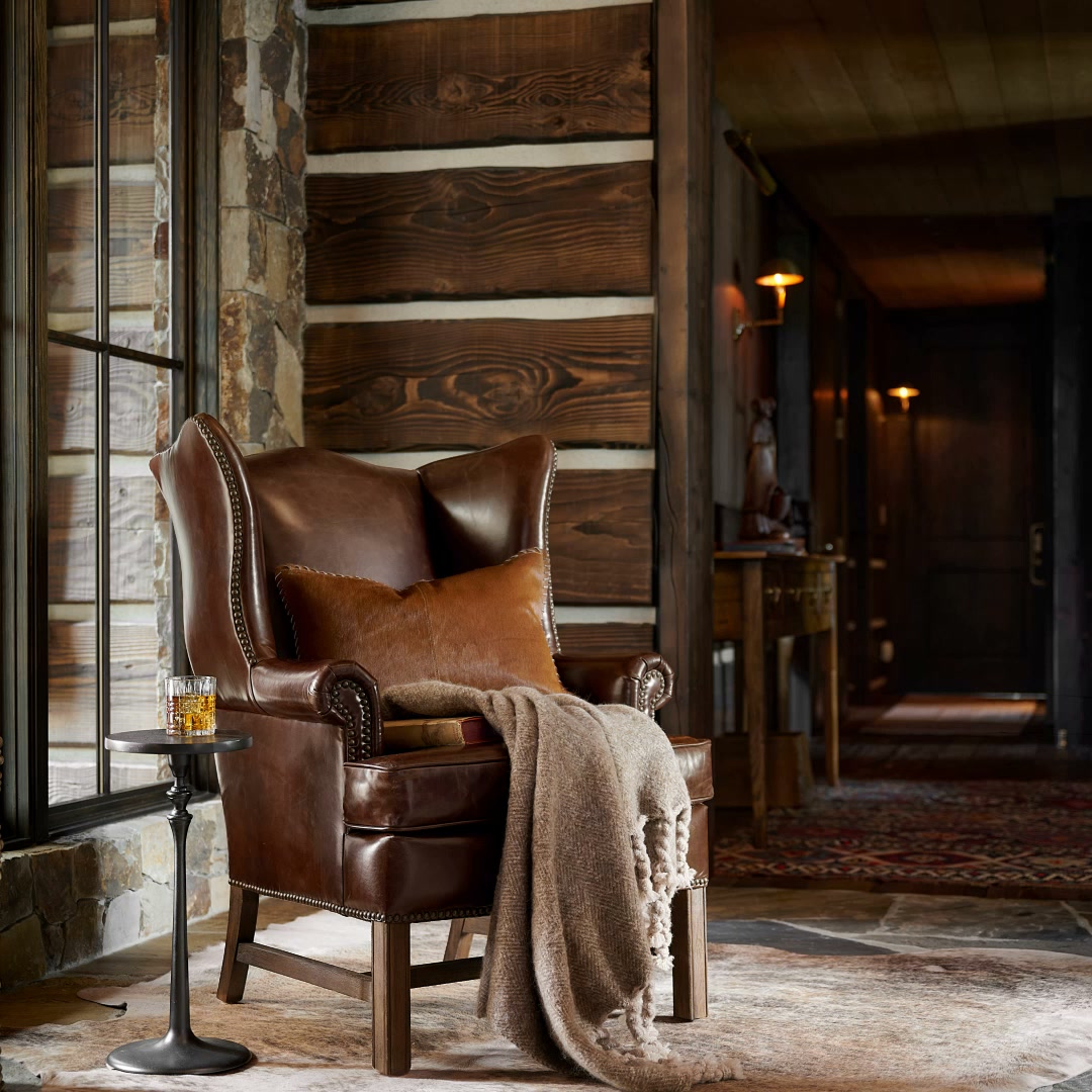 Pottery Barn Facebook ad: Leather forever Bring home furniture with rich texture…