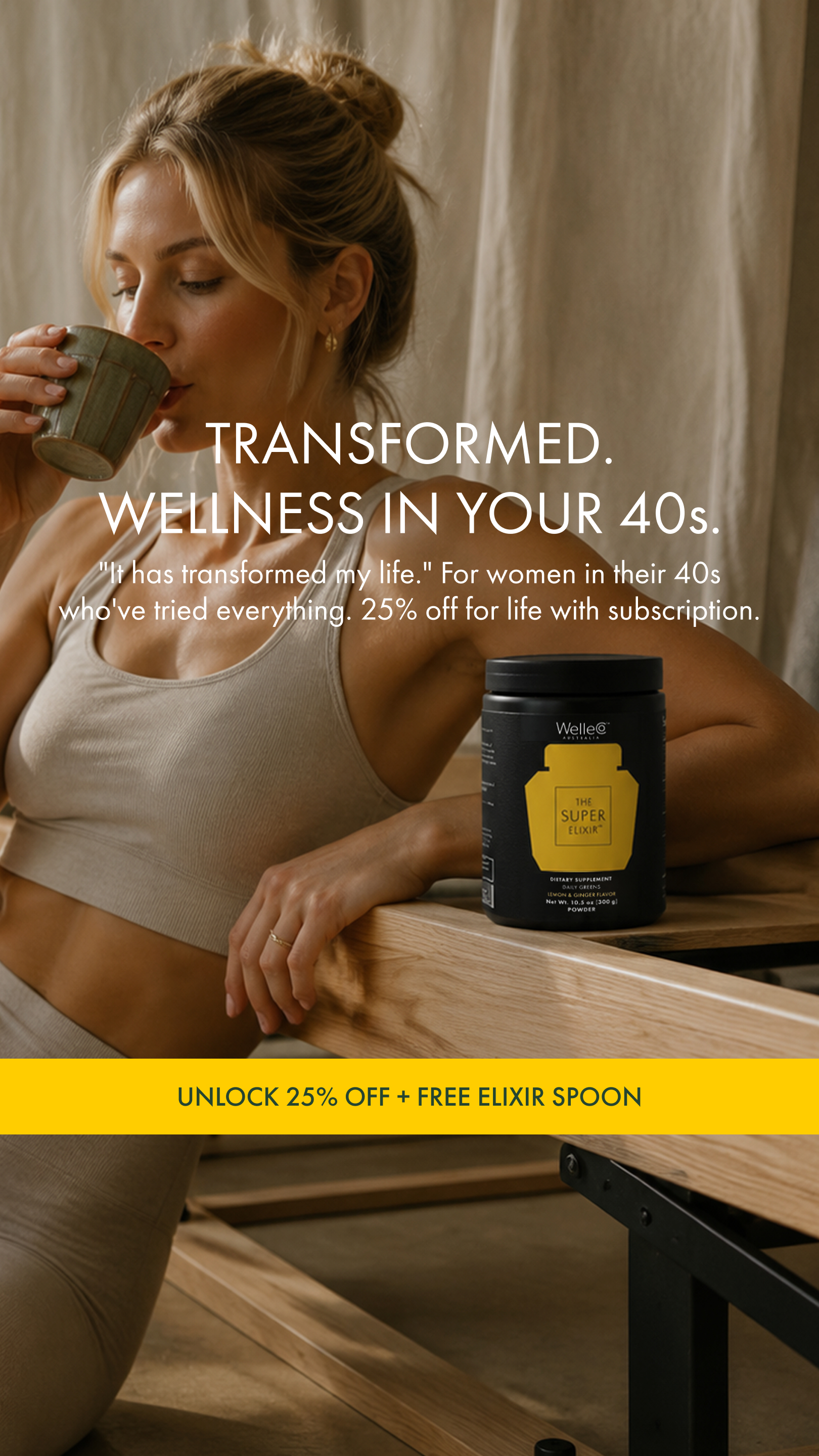 WelleCo Facebook ad