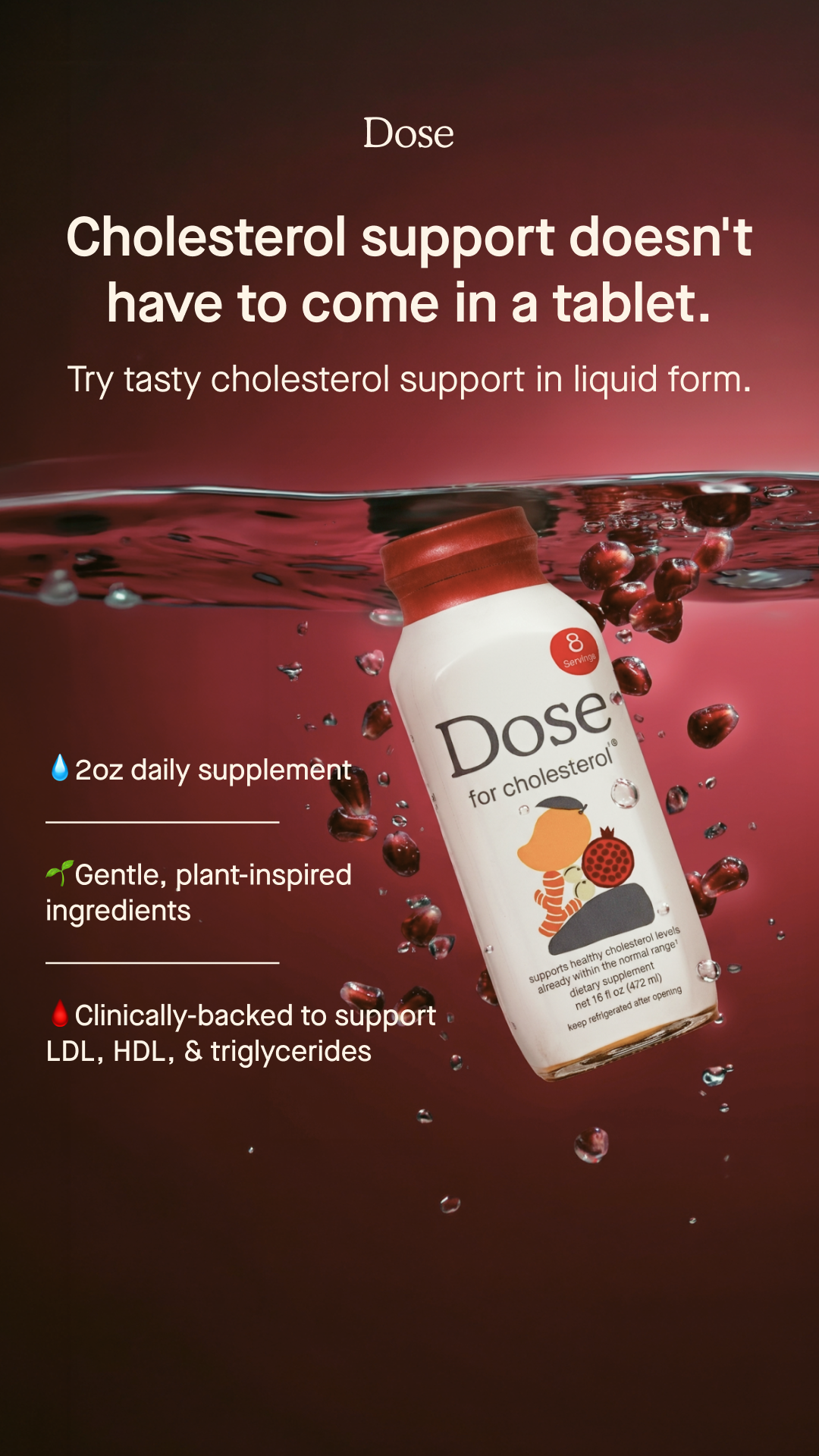 Dose for Cholesterol Facebook ad