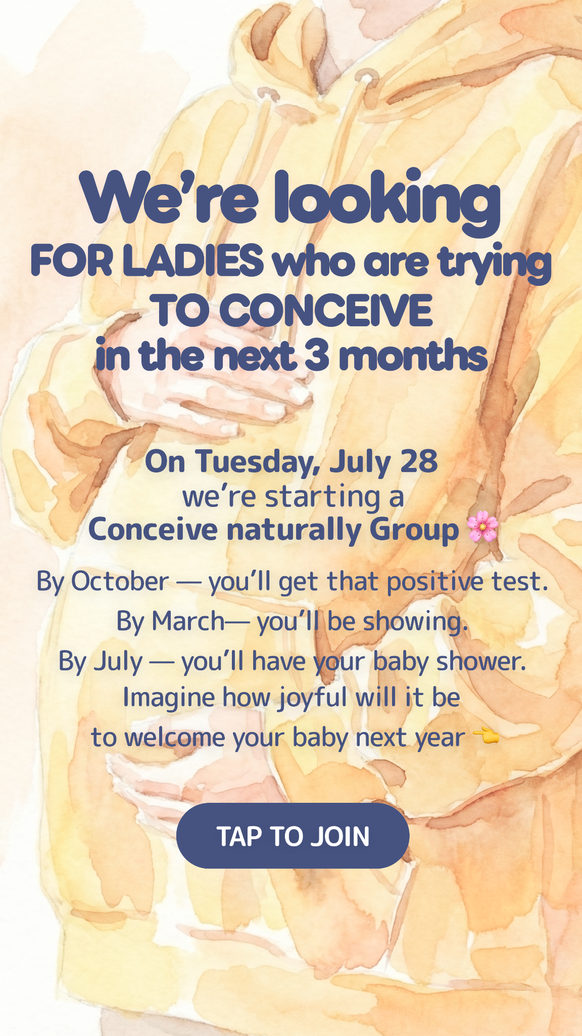 Moonly Facebook ad: Know Your Most Fertile Days