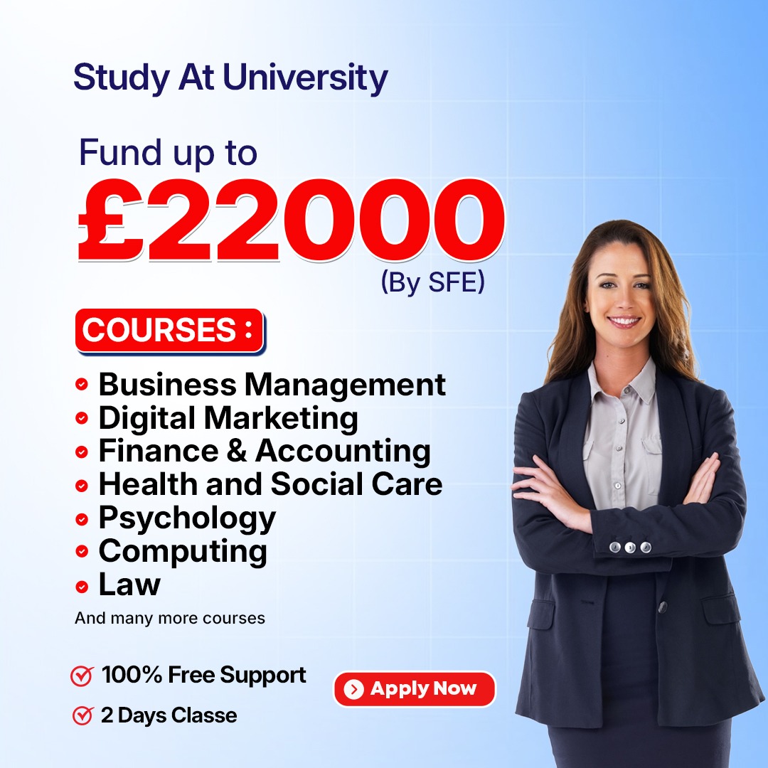 University Study Facebook ad