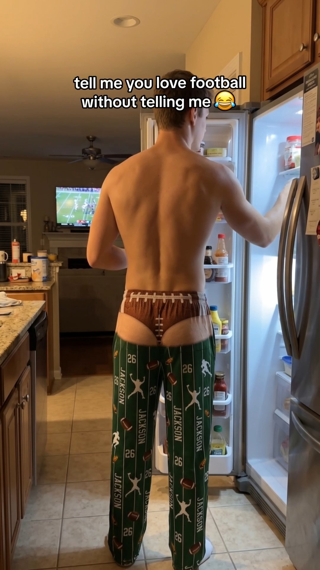 Pawfect House Global Facebook ad: Custom funny pajama pants made for sports fans…