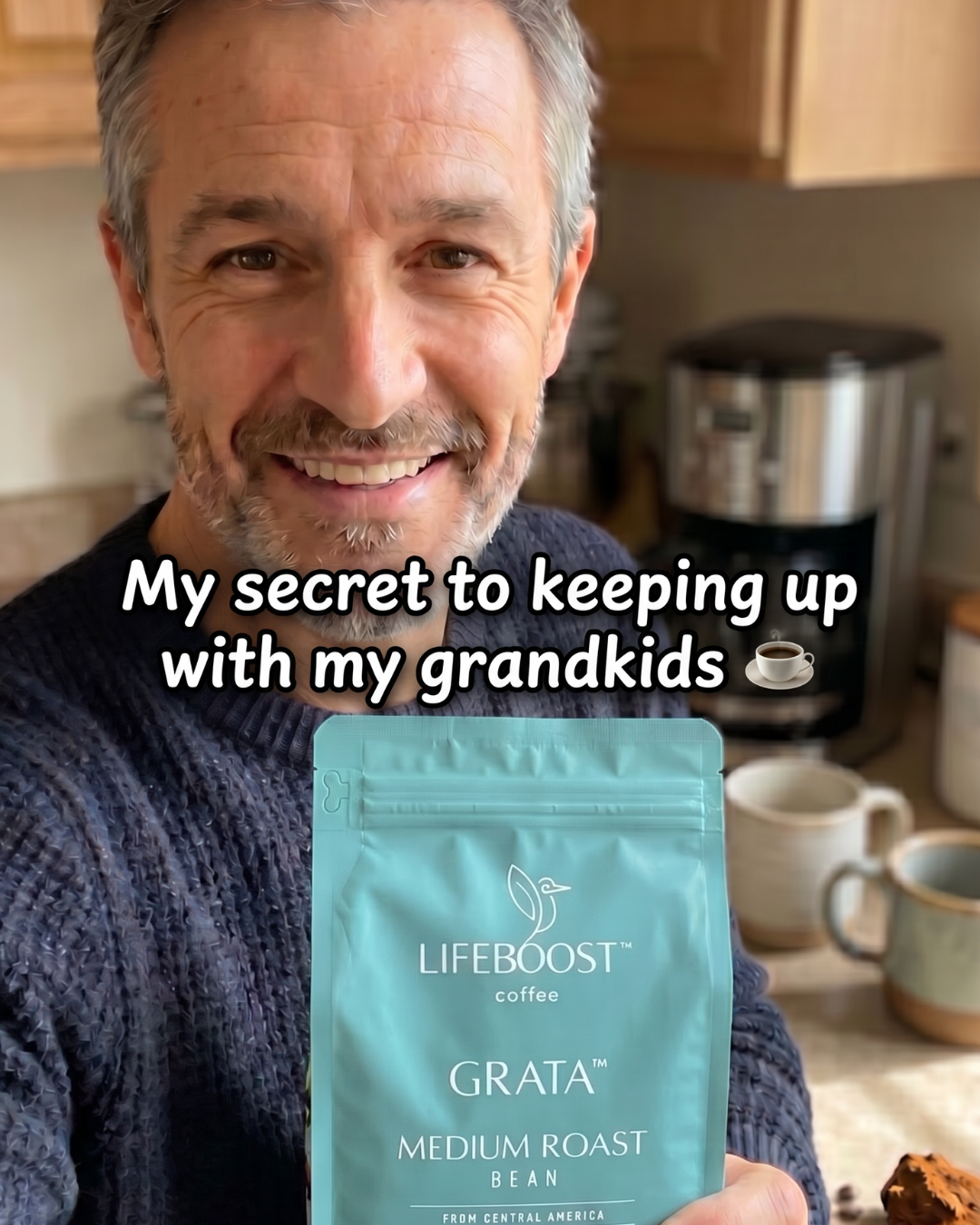 Lifeboost Coffee Facebook ad