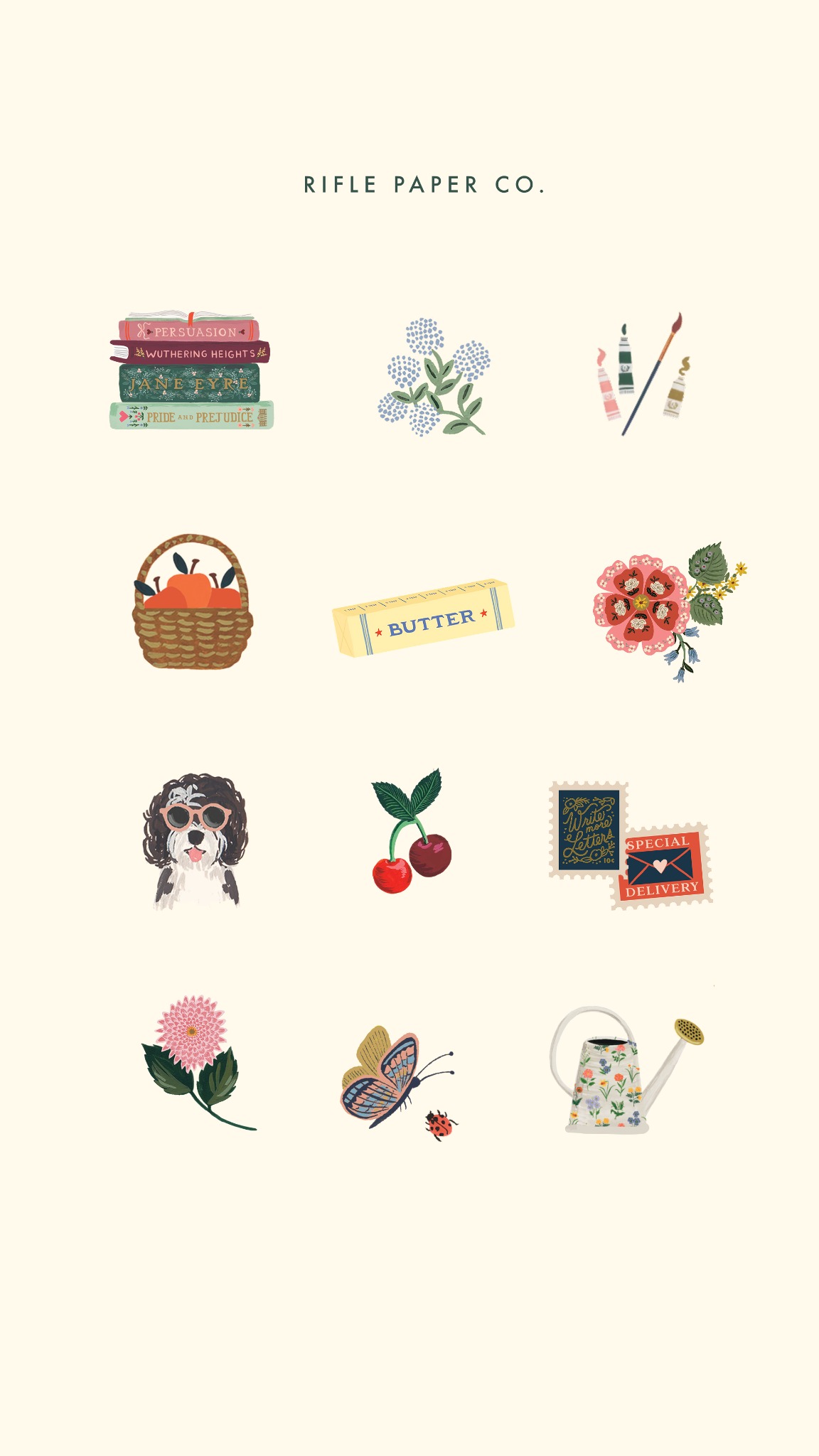 Rifle Paper Co. Facebook ad