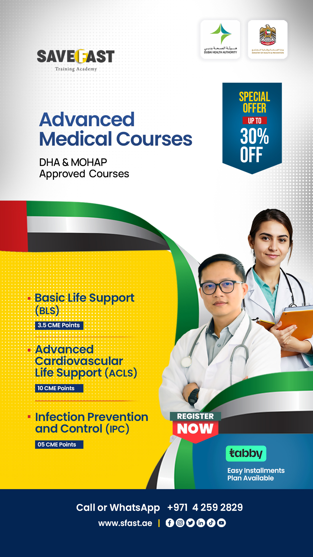 SaveFast Training Academy Facebook ad