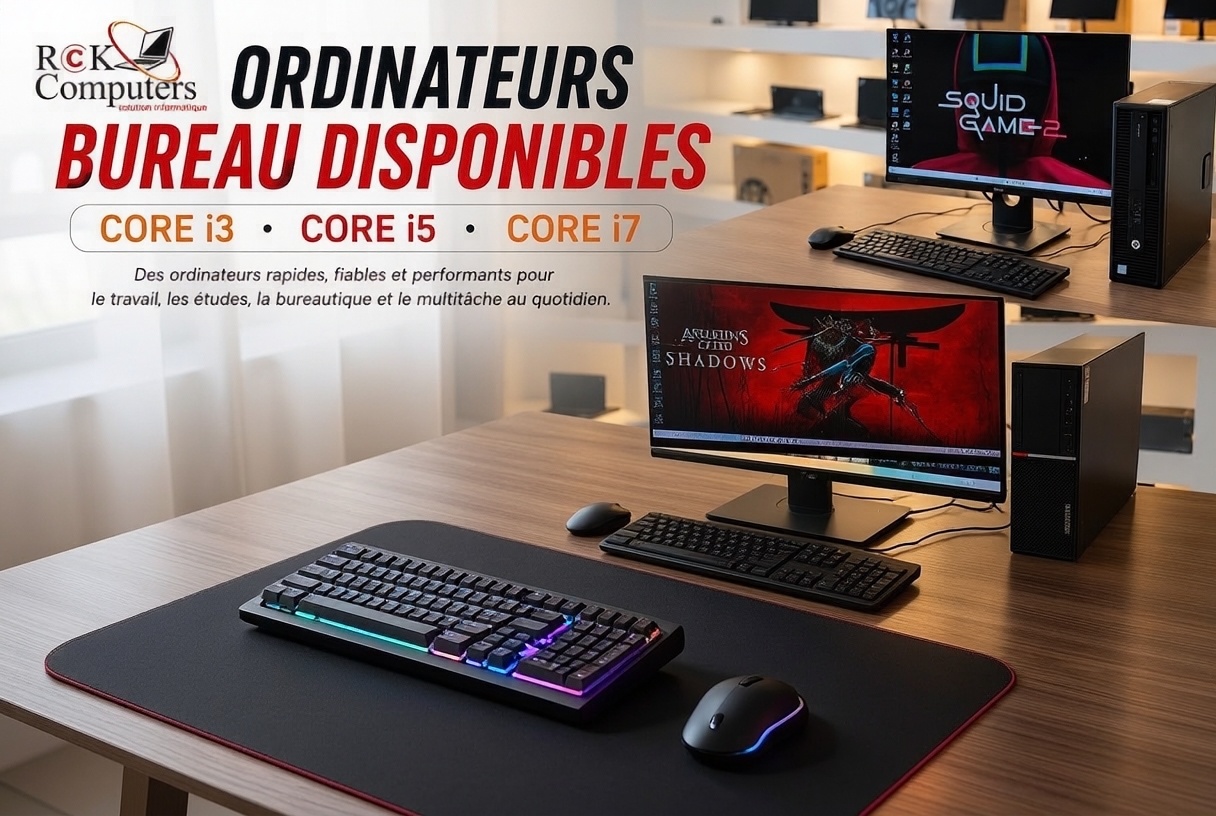 RckComputers Facebook ad: Une Machine Qui Suit Votre Rythme