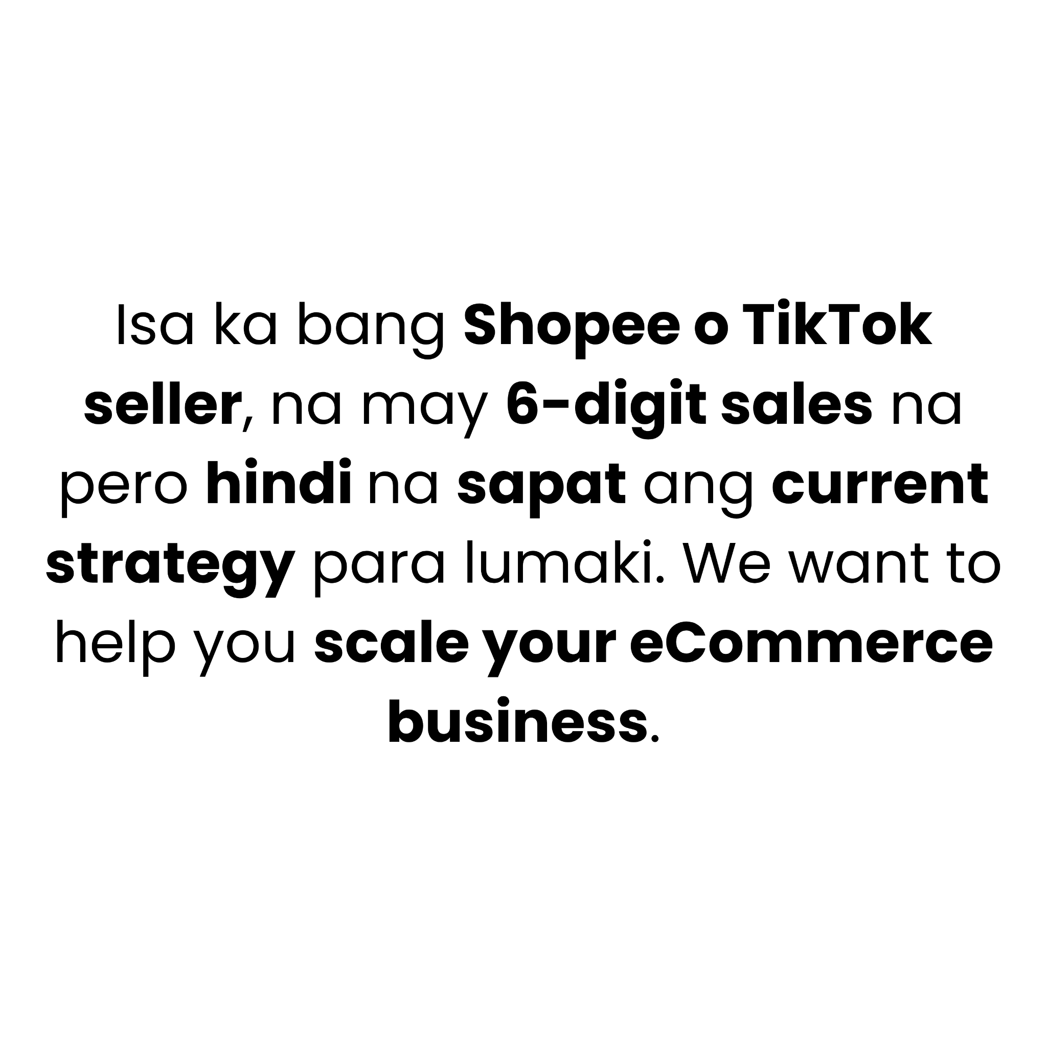 ECOM Accelerator Facebook ad