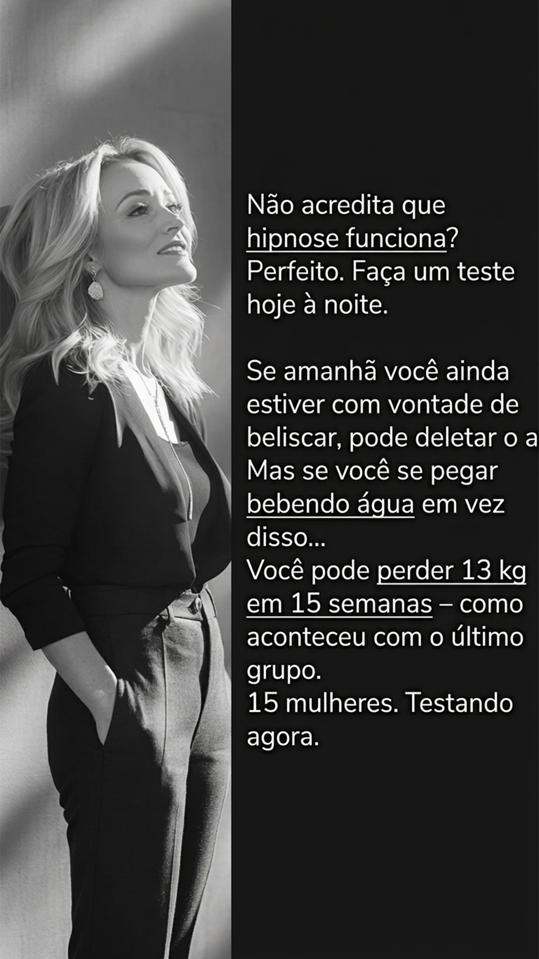 Kure for Hypnotherapy Facebook ad