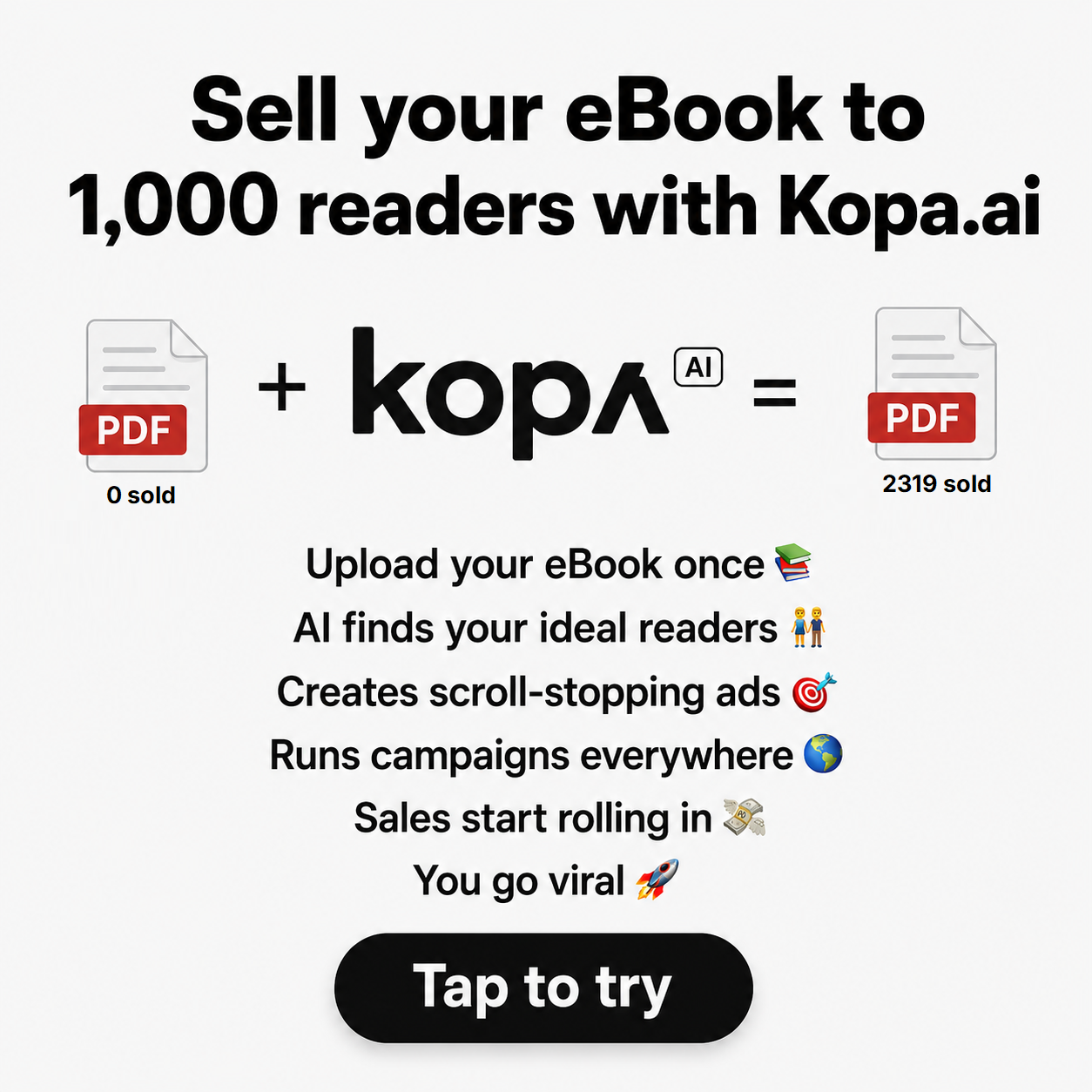 kopa.ai Facebook ad