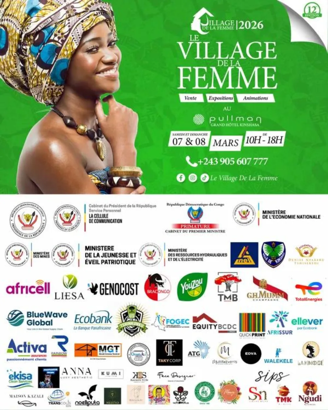 Le Village de la Femme Facebook ad: Rendez-vous pour votre événement annuel préféré les 7…