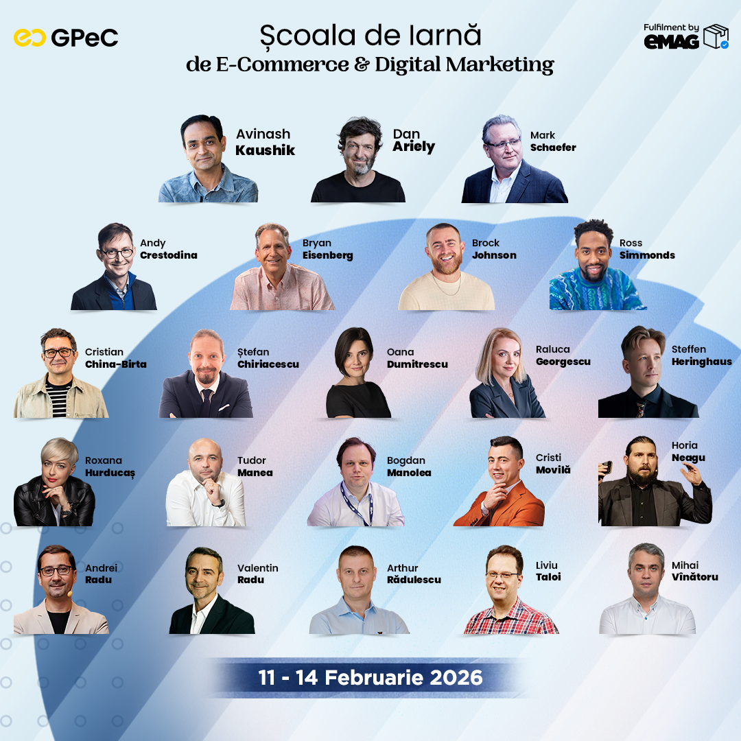 GPeC - The Most Important E-Commerce Event in CEE Facebook ad: Totul despre E-Commerce și Digital Marketing de la…