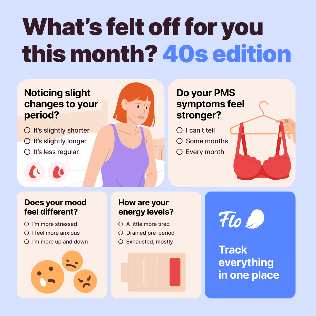 Flo App Facebook ad