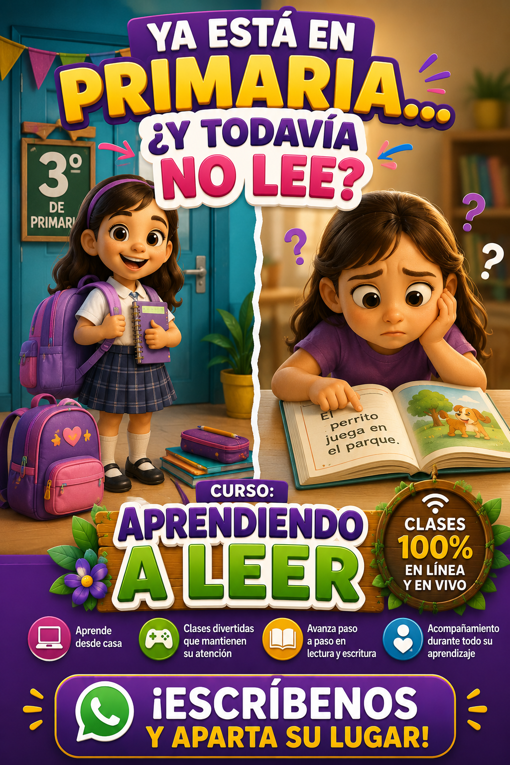 Super Kids School Facebook ad: INSCRIPCIONES ABIERTAS
