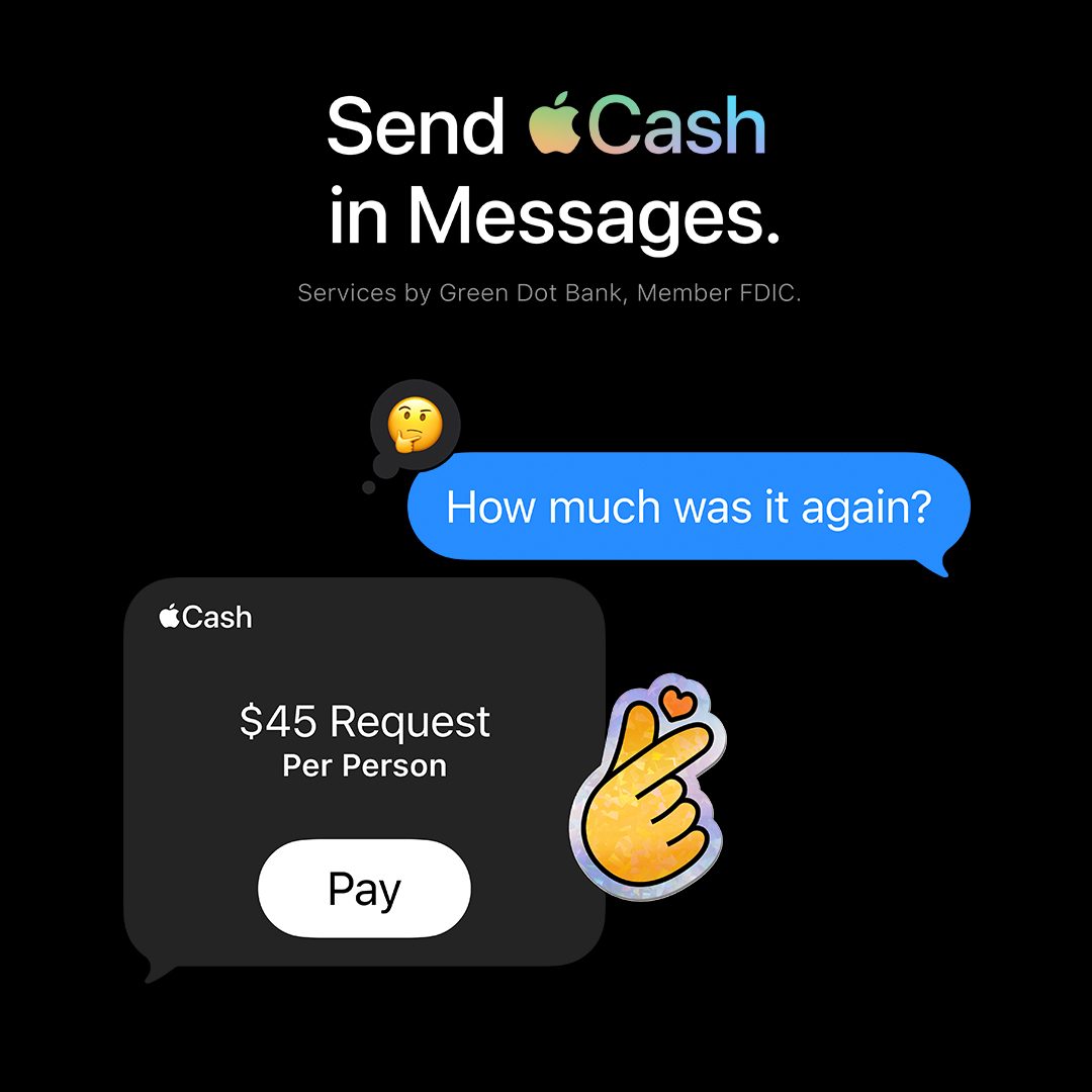 Apple Cash Facebook ad