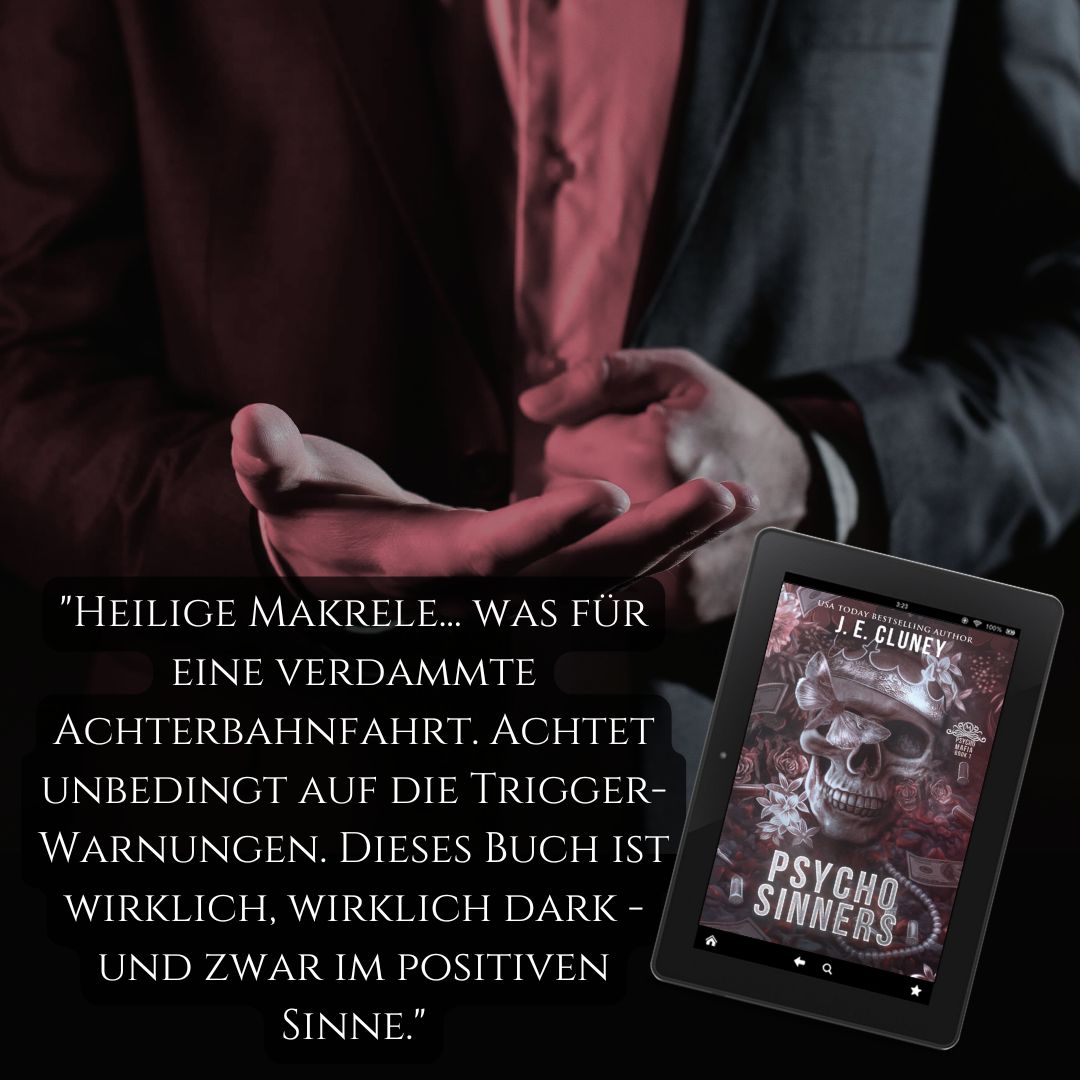J.E. Cluney Author Facebook ad: Dark Mafia Reverse Harem Liebesroman! Komplette Serie!