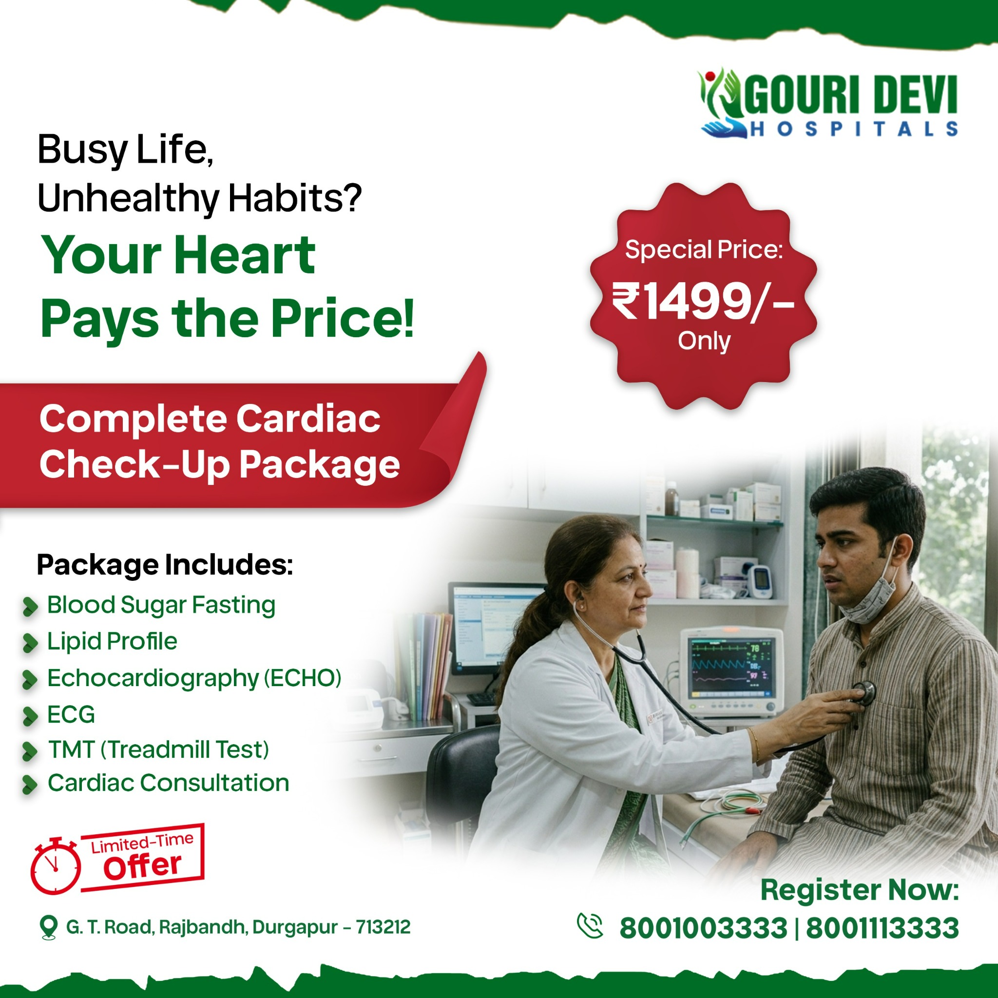 Gouri Devi Hospitals Facebook ad