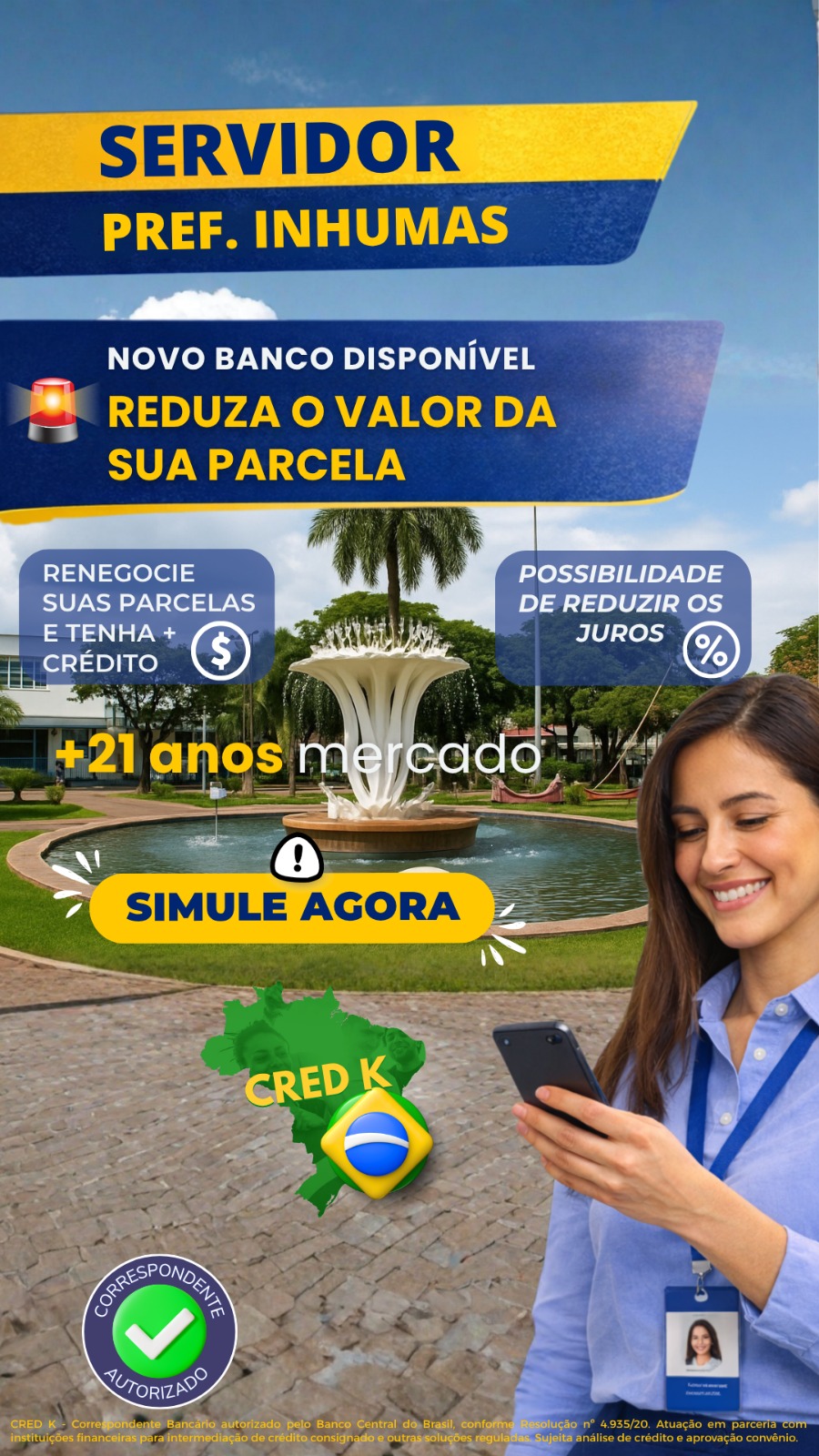 CRED K Brasil Facebook ad from Jun 19, 2026