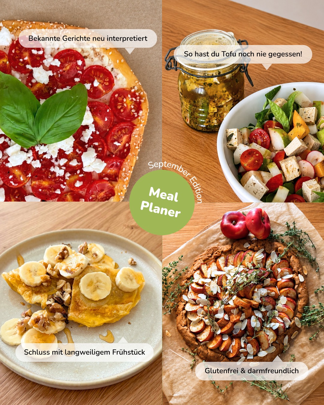 myBioma Facebook ad: Meal Planning mit myBioma | September Edition