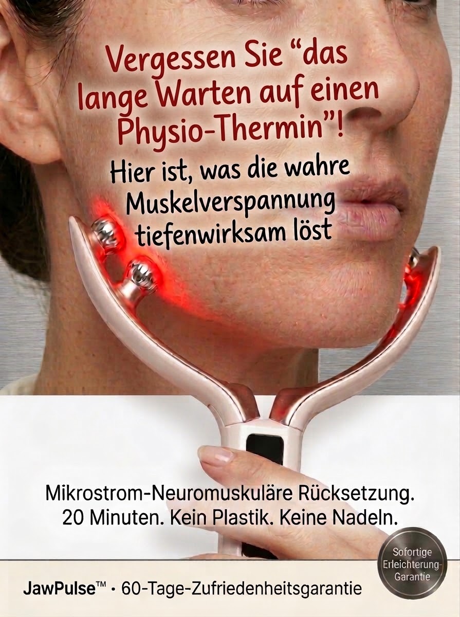 KieferMagazin Facebook ad: Für die Frau die jeden Morgen mit einer Kiefersperre und…