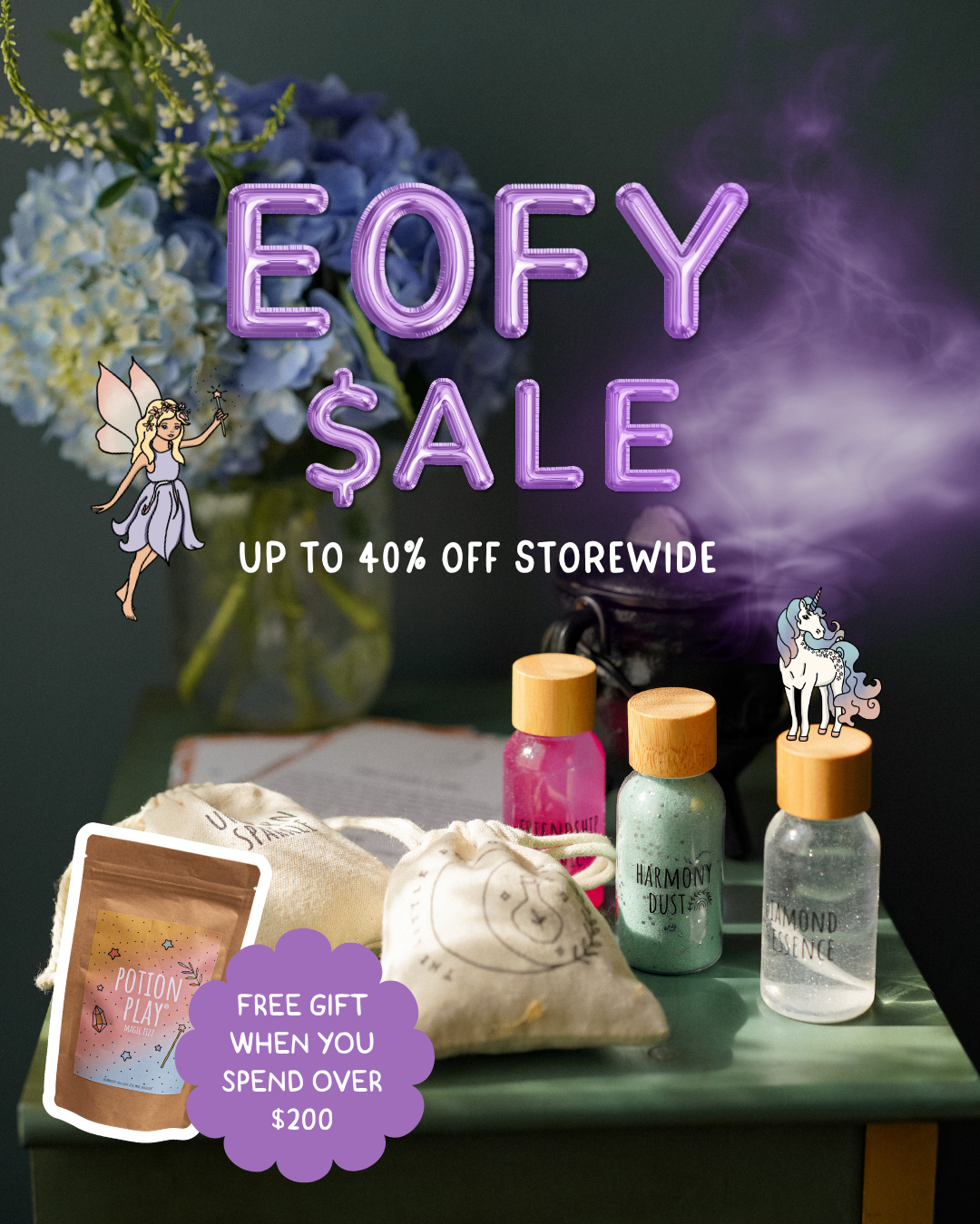 The Little Potion Co Facebook ad