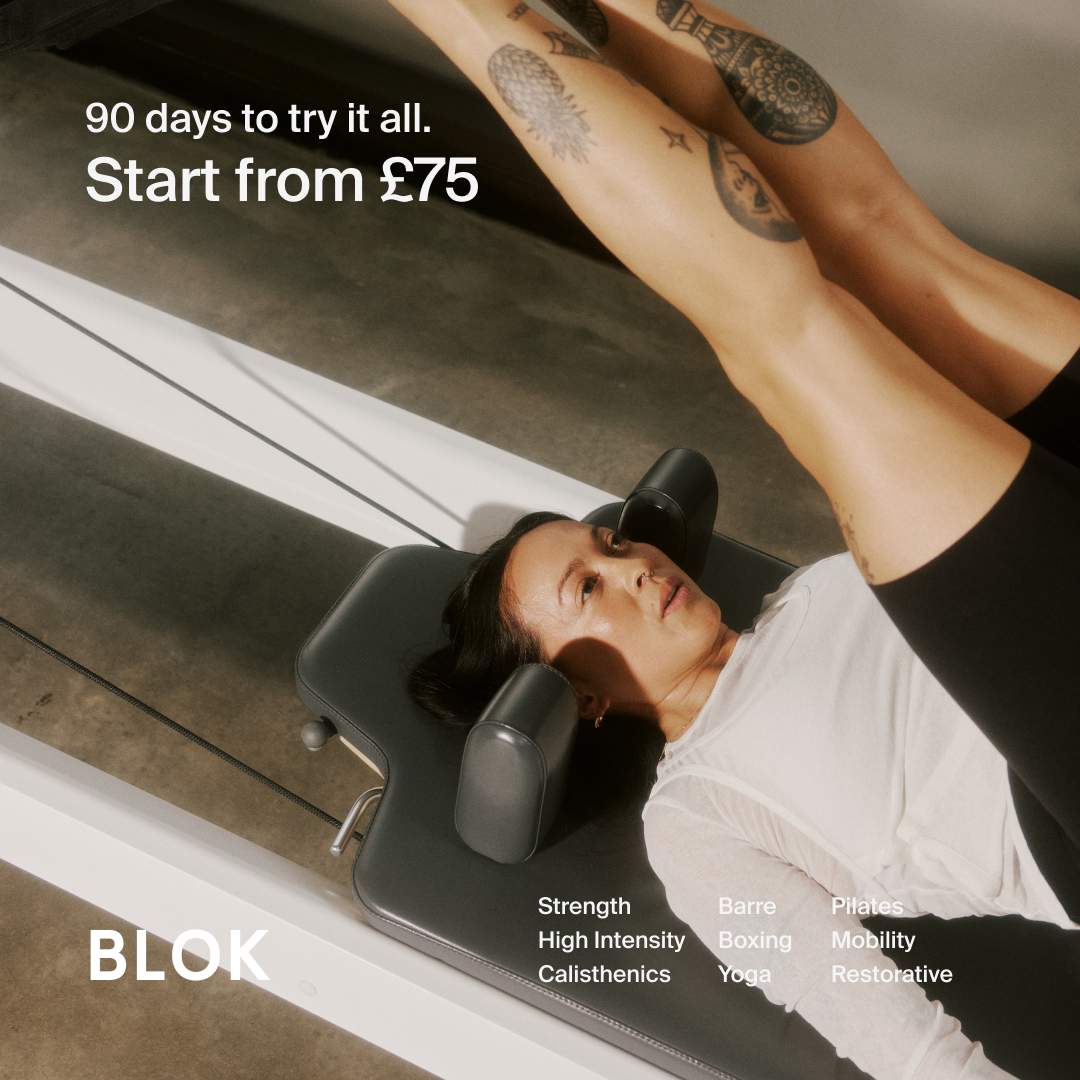 BLOK Facebook ad: Gym Classes In Shoreditch