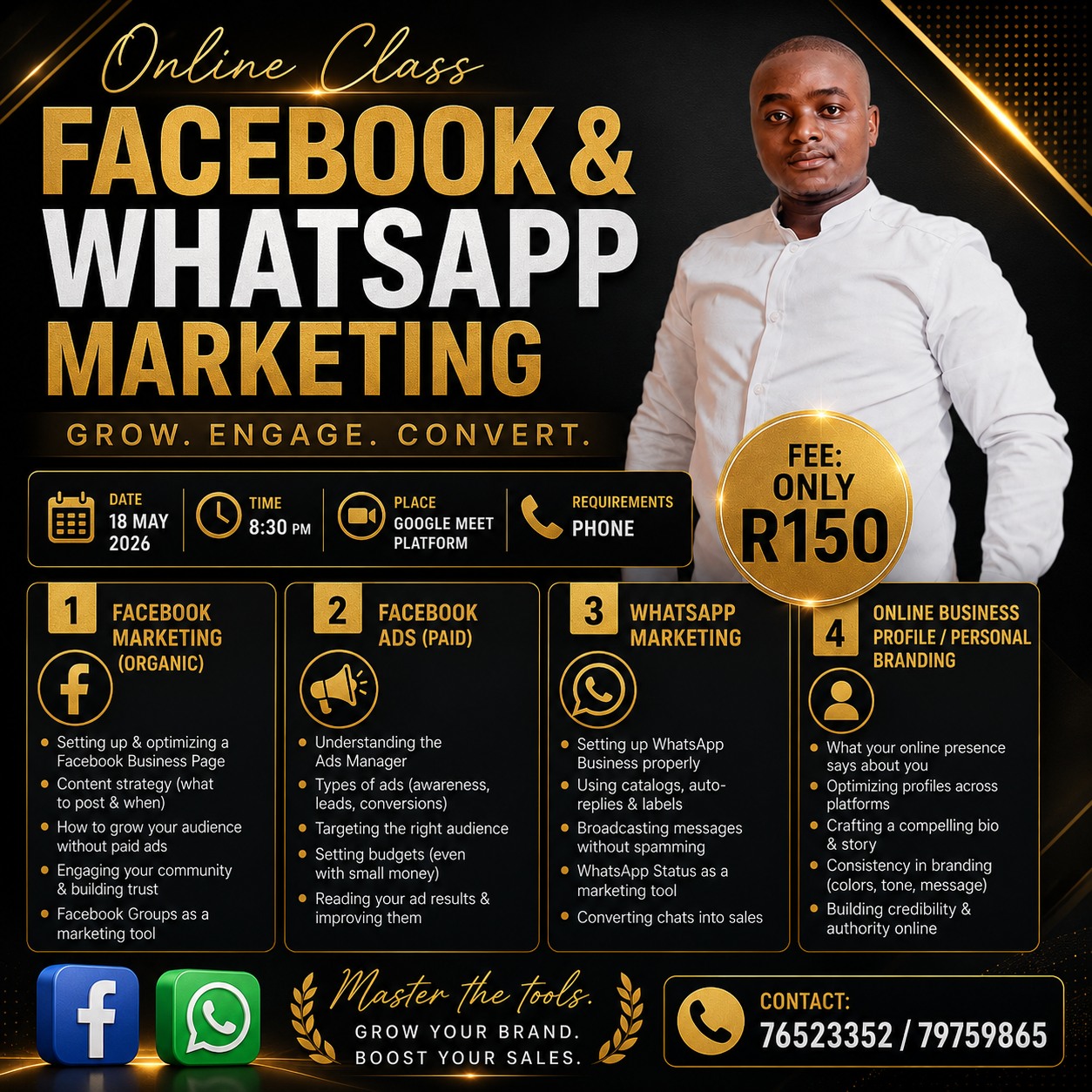 Thee Sales Alpha Facebook ad