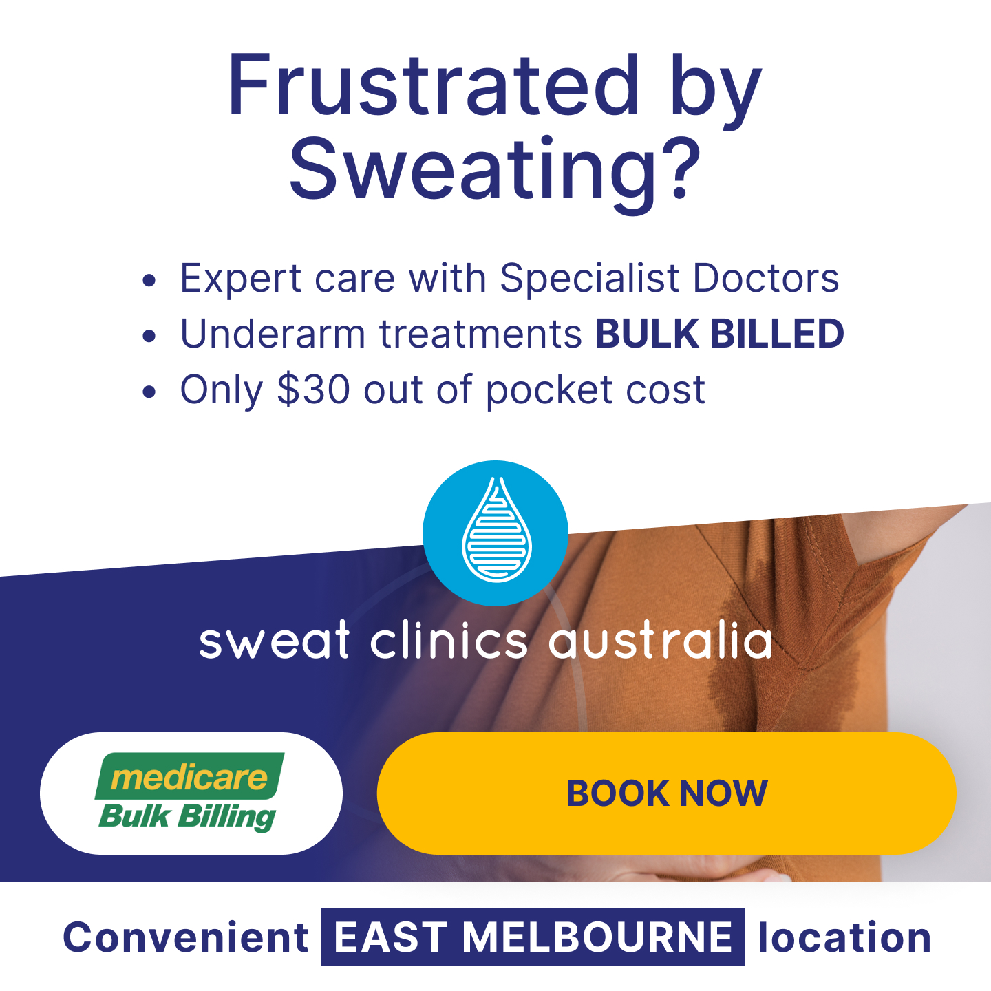 Sweat Clinics Australia Facebook ad