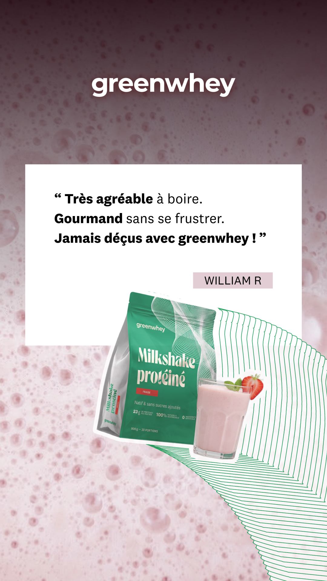 greenwhey Facebook ad