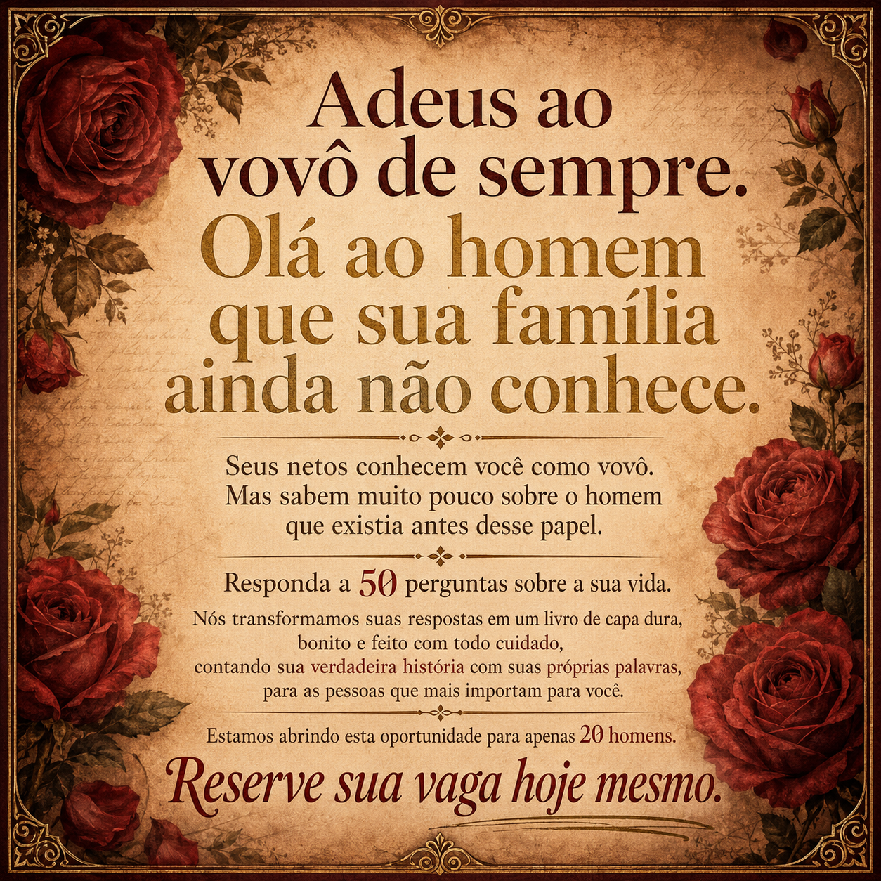 Memowrite Facebook ad