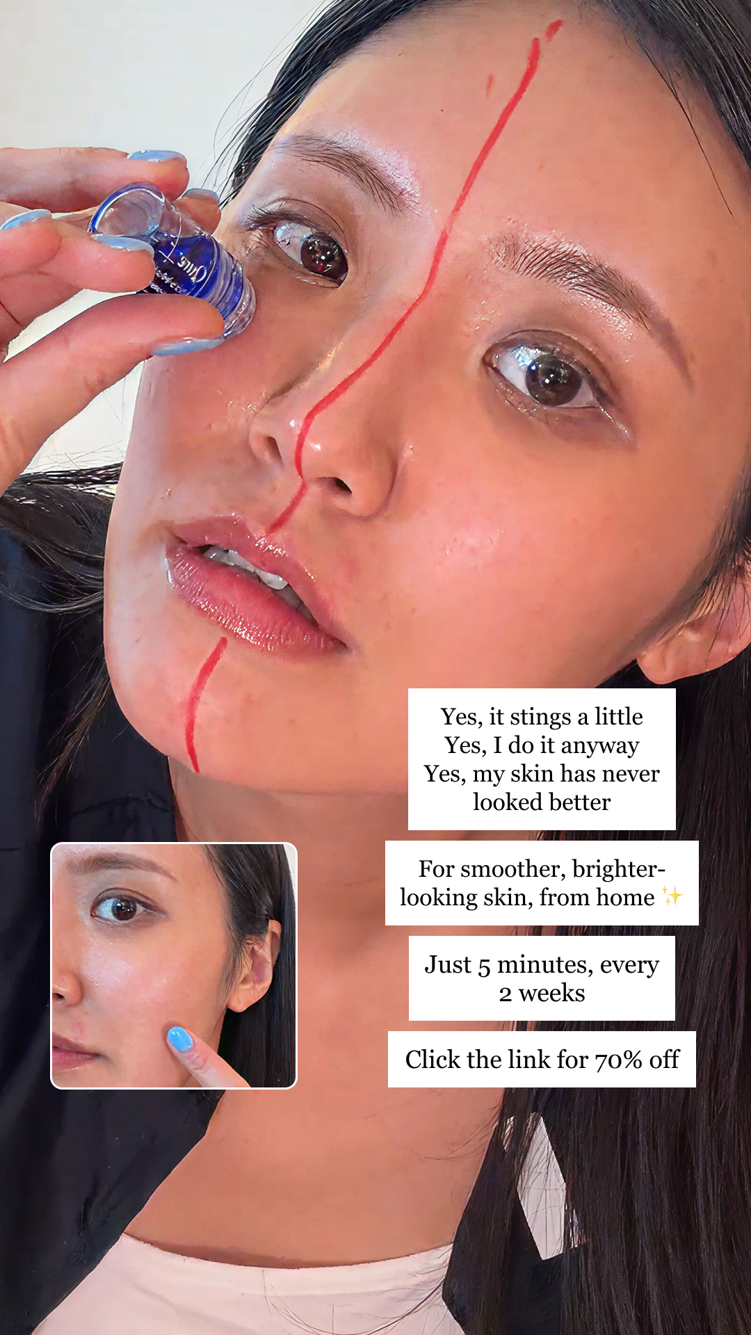 Itssummerglow Facebook ad from Apr 10, 2026