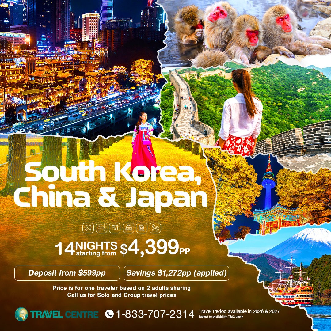 Travel Centre US Facebook ad