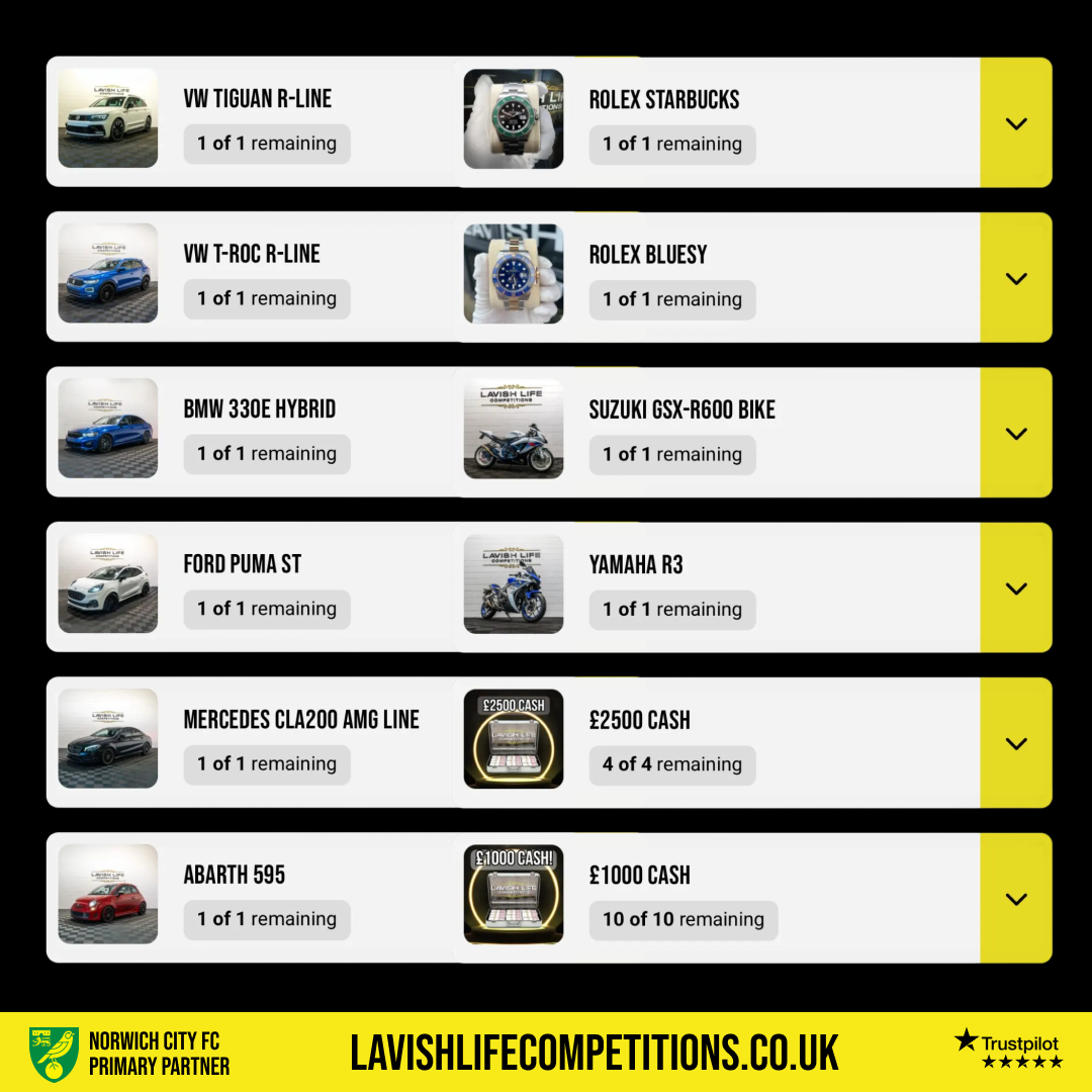 Lavish Life Competitions UK Facebook ad