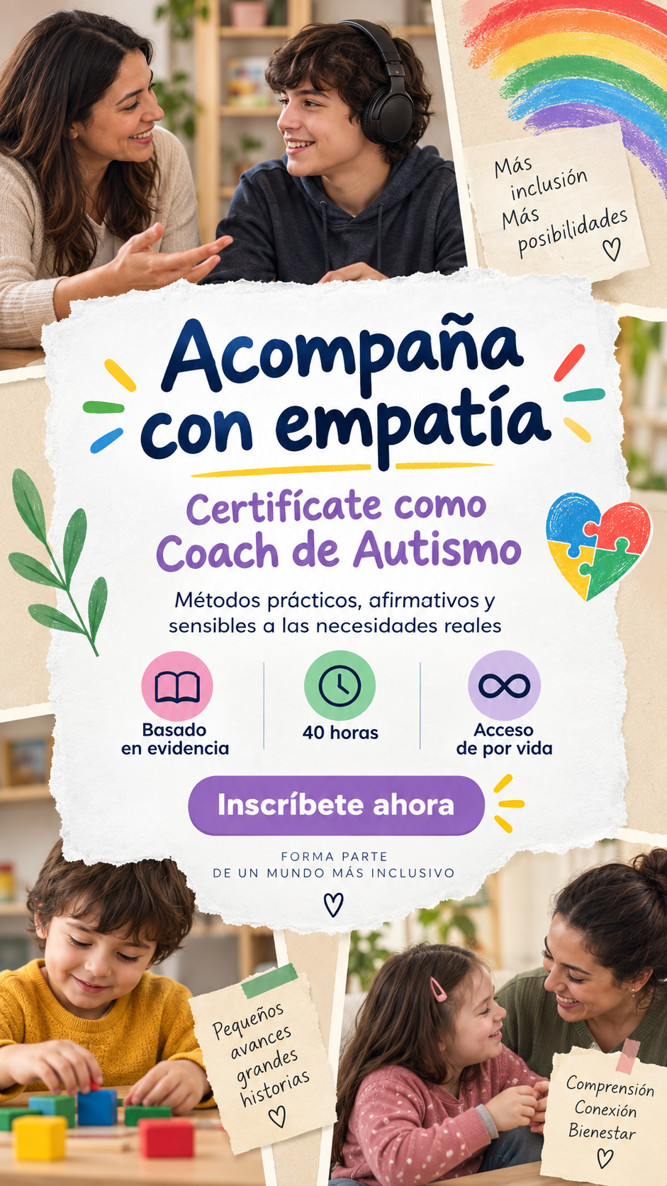 Efficient Coach Facebook ad: Consigue tu certificación en solo 40 horas