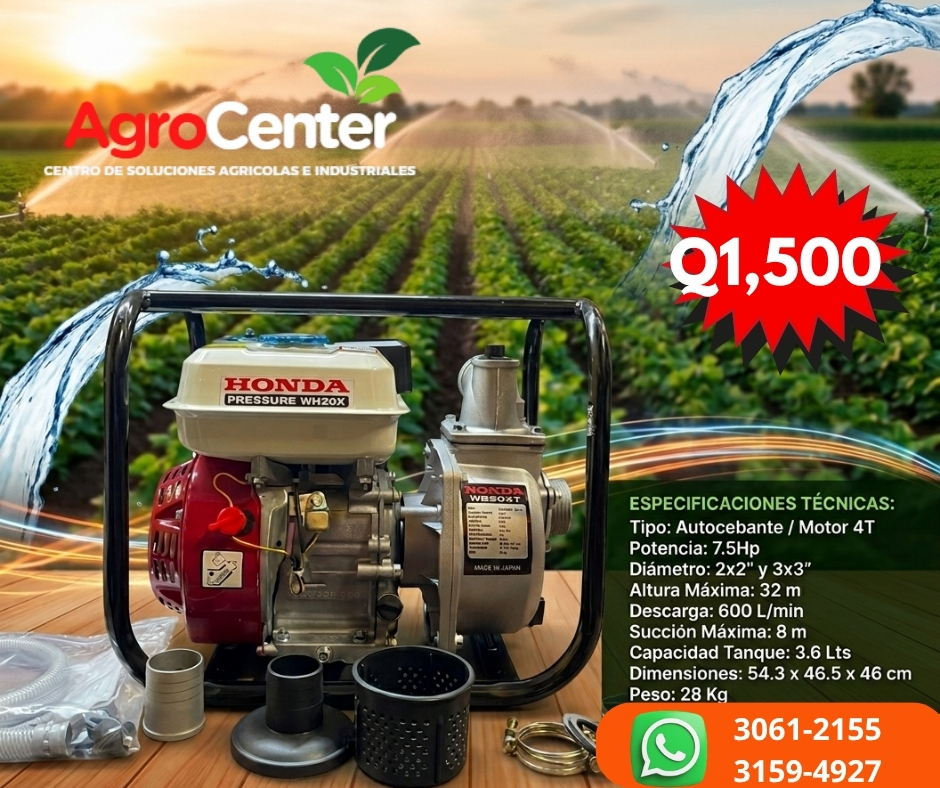 AGRO Center GT Facebook ad: ¡EL PODER QUE TU COSECHA NECESITA!