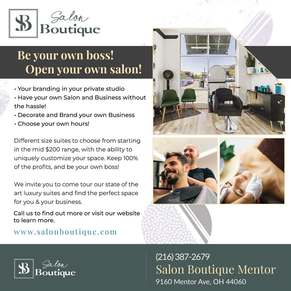 Salon Boutique - Mentor OH Facebook ad