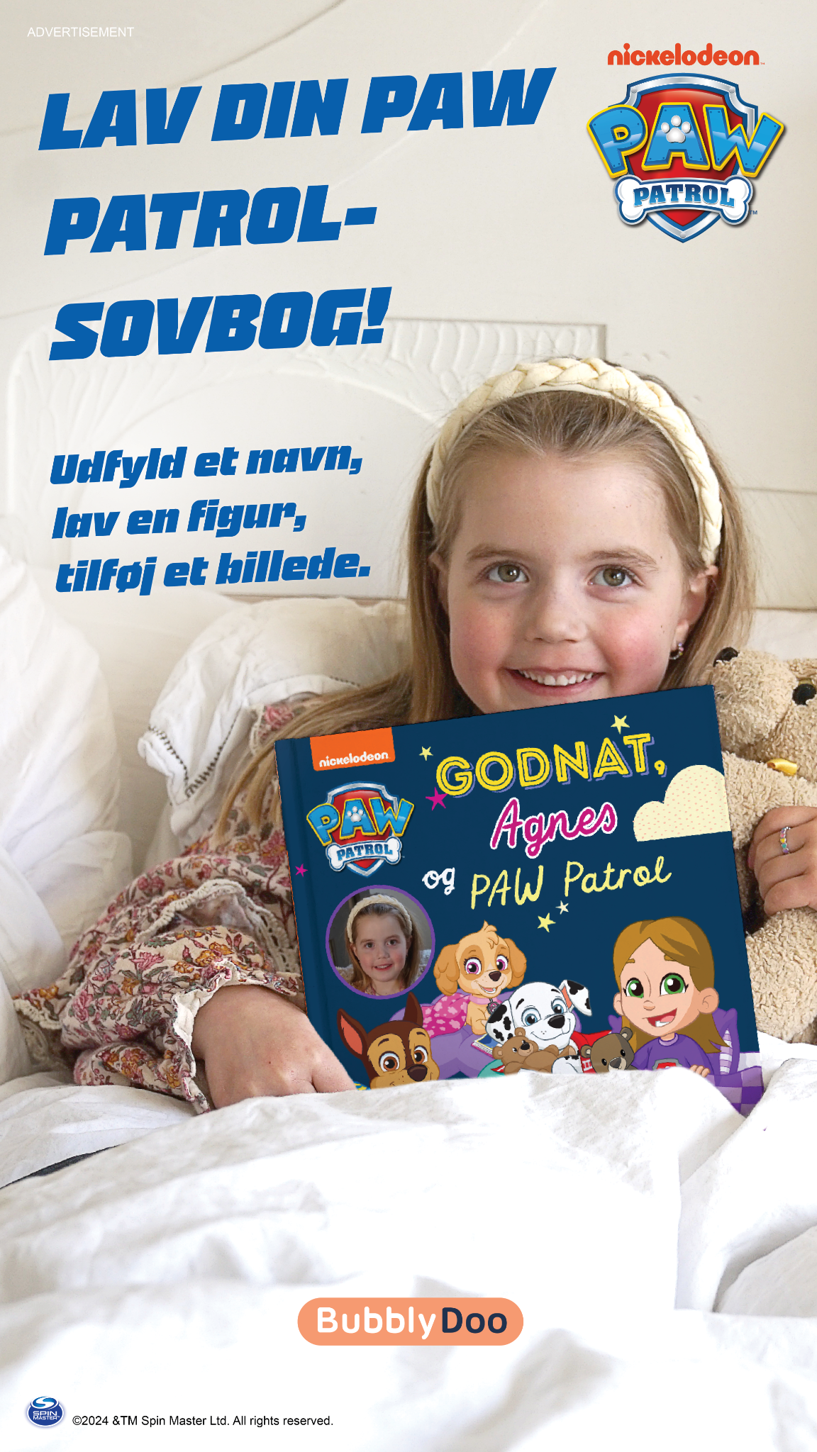 BubblyDoo Bøger Facebook ad