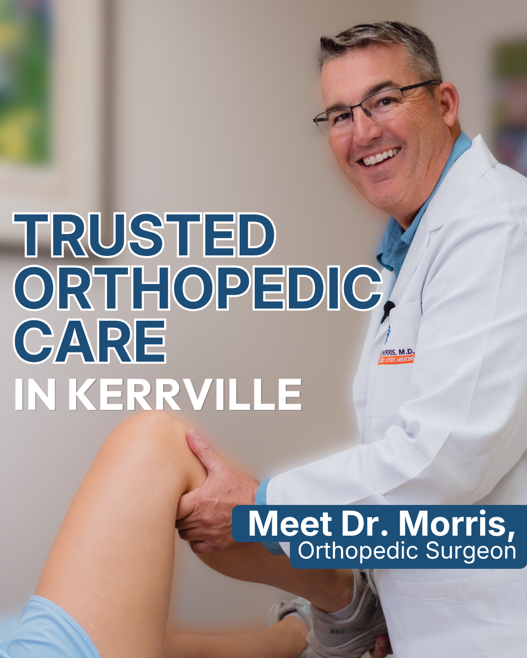Clint Morris, M.D. Facebook ad: Joint pain shouldn’t keep you from enjoying life…