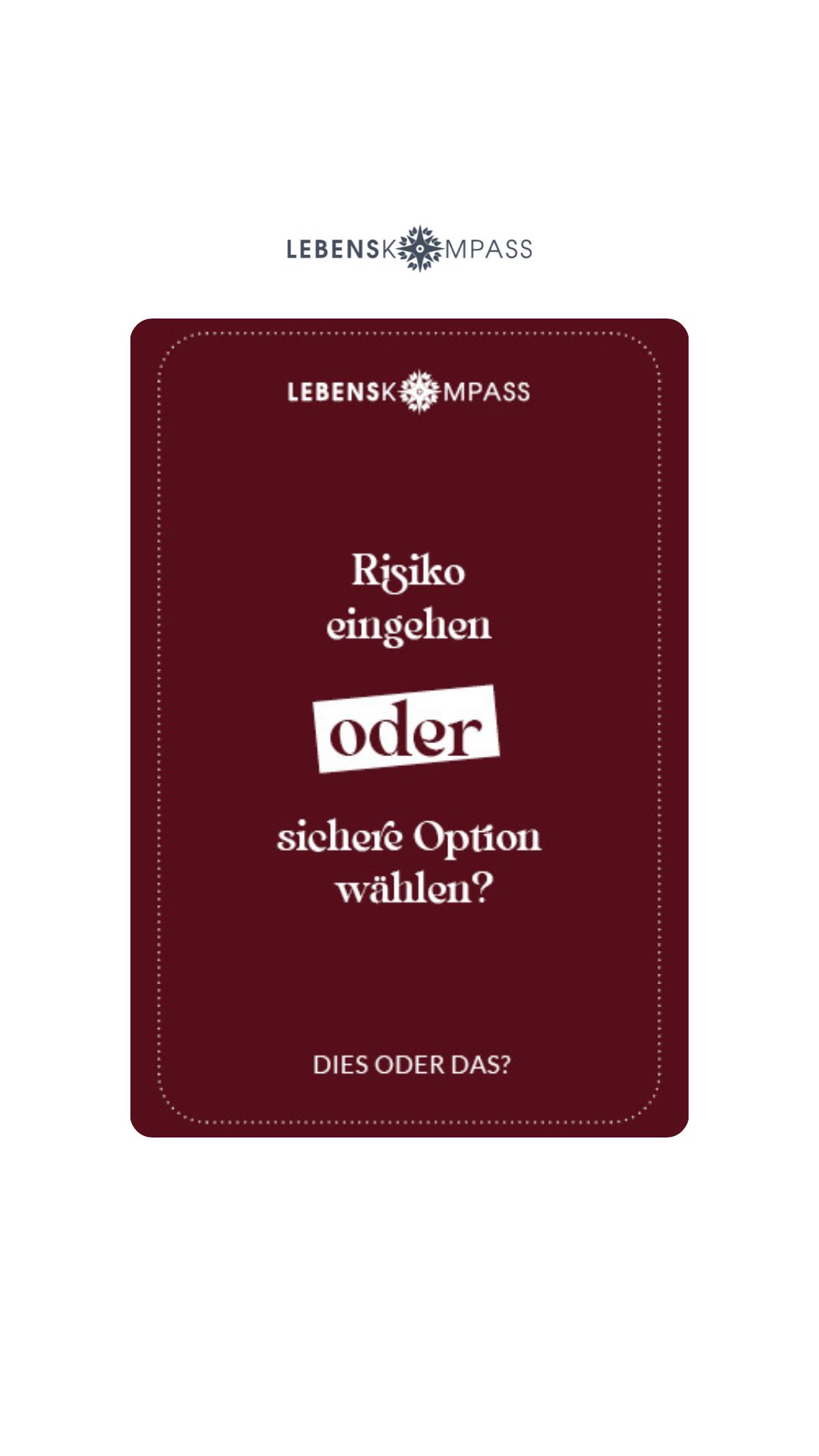 Lebenskompass Facebook ad